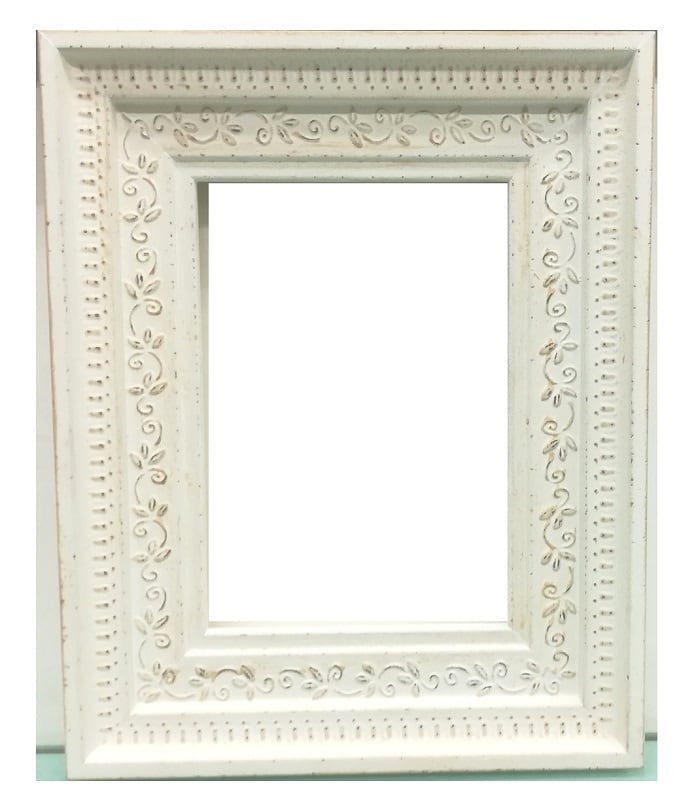 額縁 アンティーク おしゃれ フレームホワイトD-21025額縁サイズ