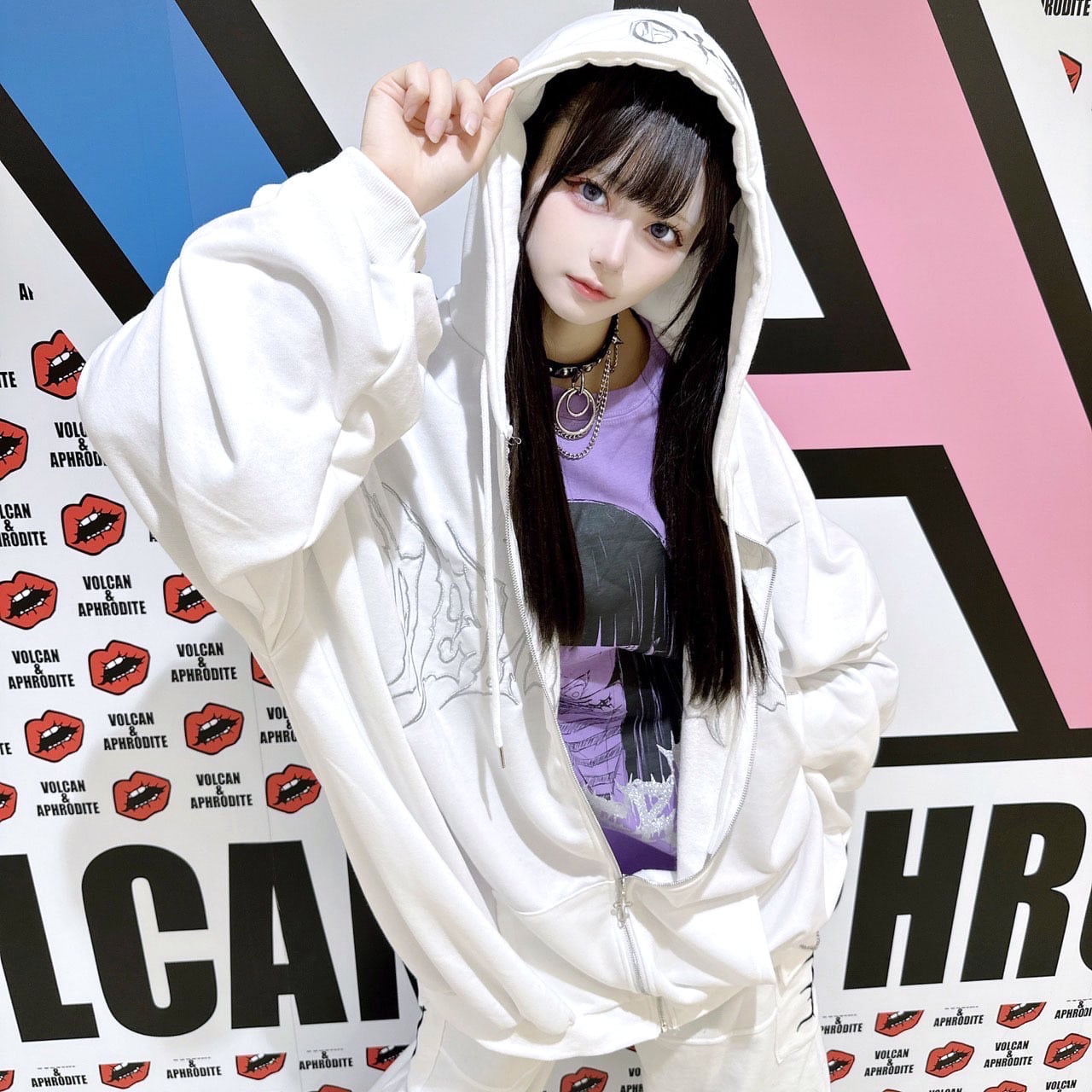 メタルクロスZIPパーカー | VOLCAN&APHRODITE