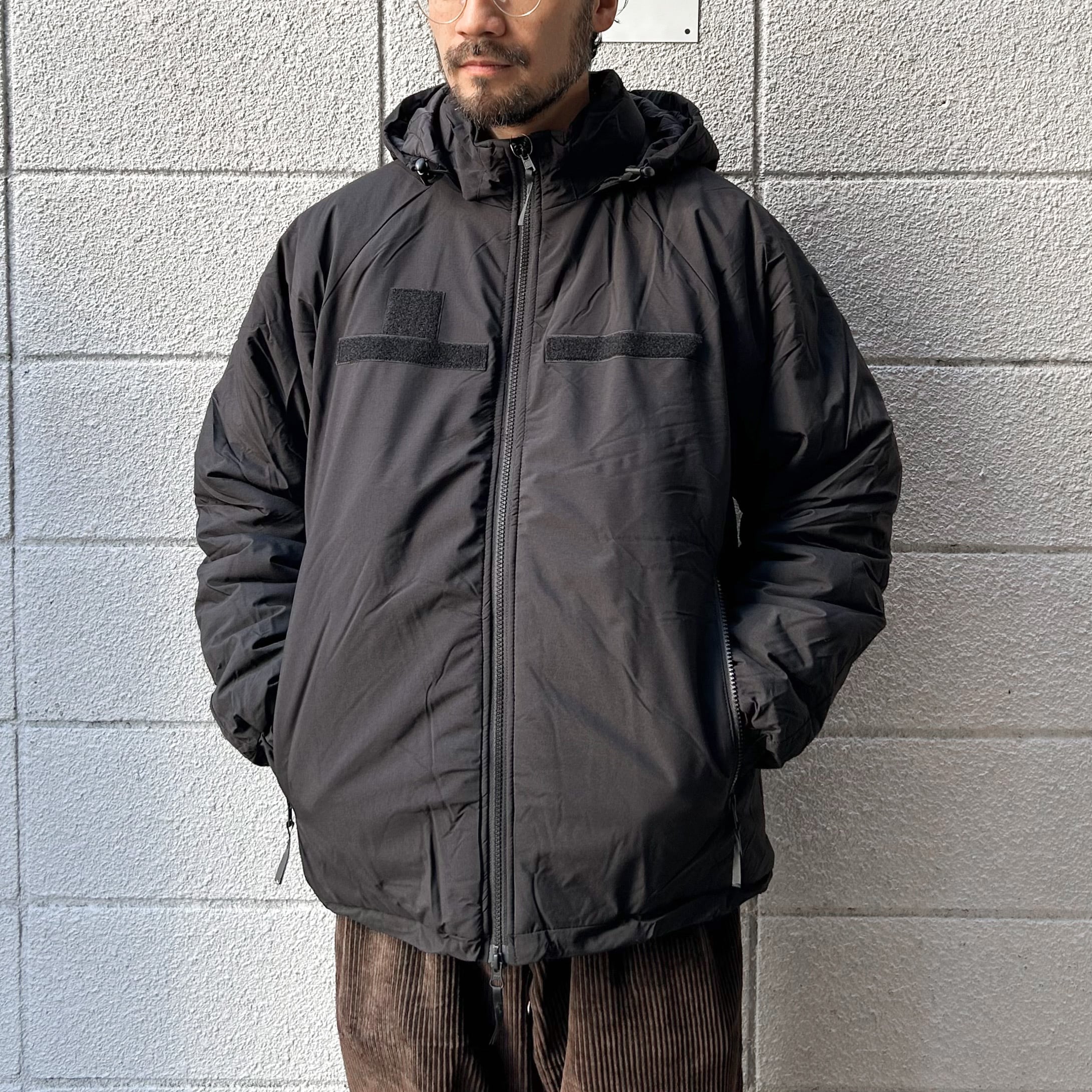 BAF社 ECWCS GEN3 LEVEL7 TYPE PRIMALOFT JACKET ベルクロ付き BLACK