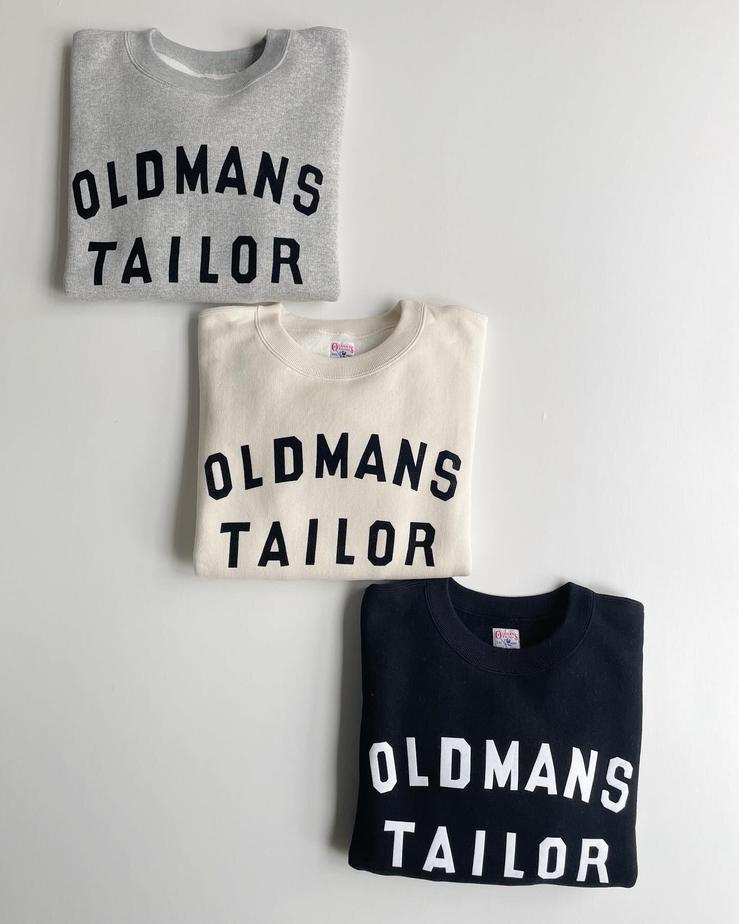 R&D.M.Co-】OMT PRINT CREW SWEAT ［m1017］ロゴプリント クルー