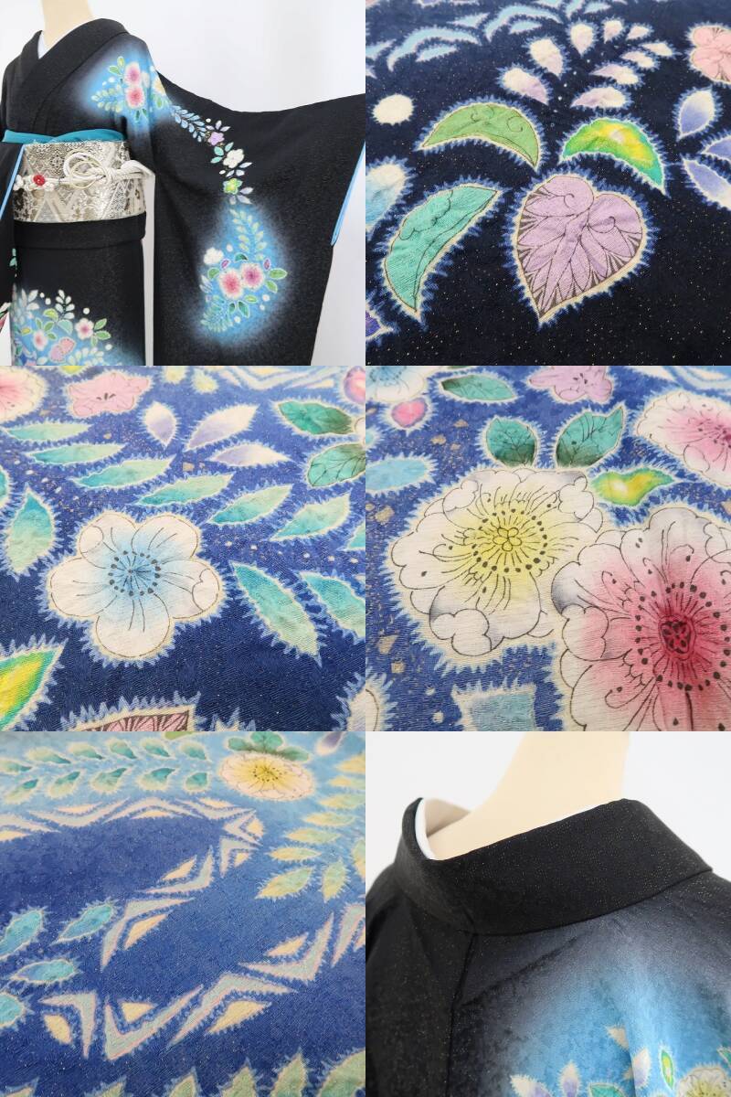 レア！桐山紫香 掛軸 半切アンドン 椿 麻 きもの 伝統工芸品 京都