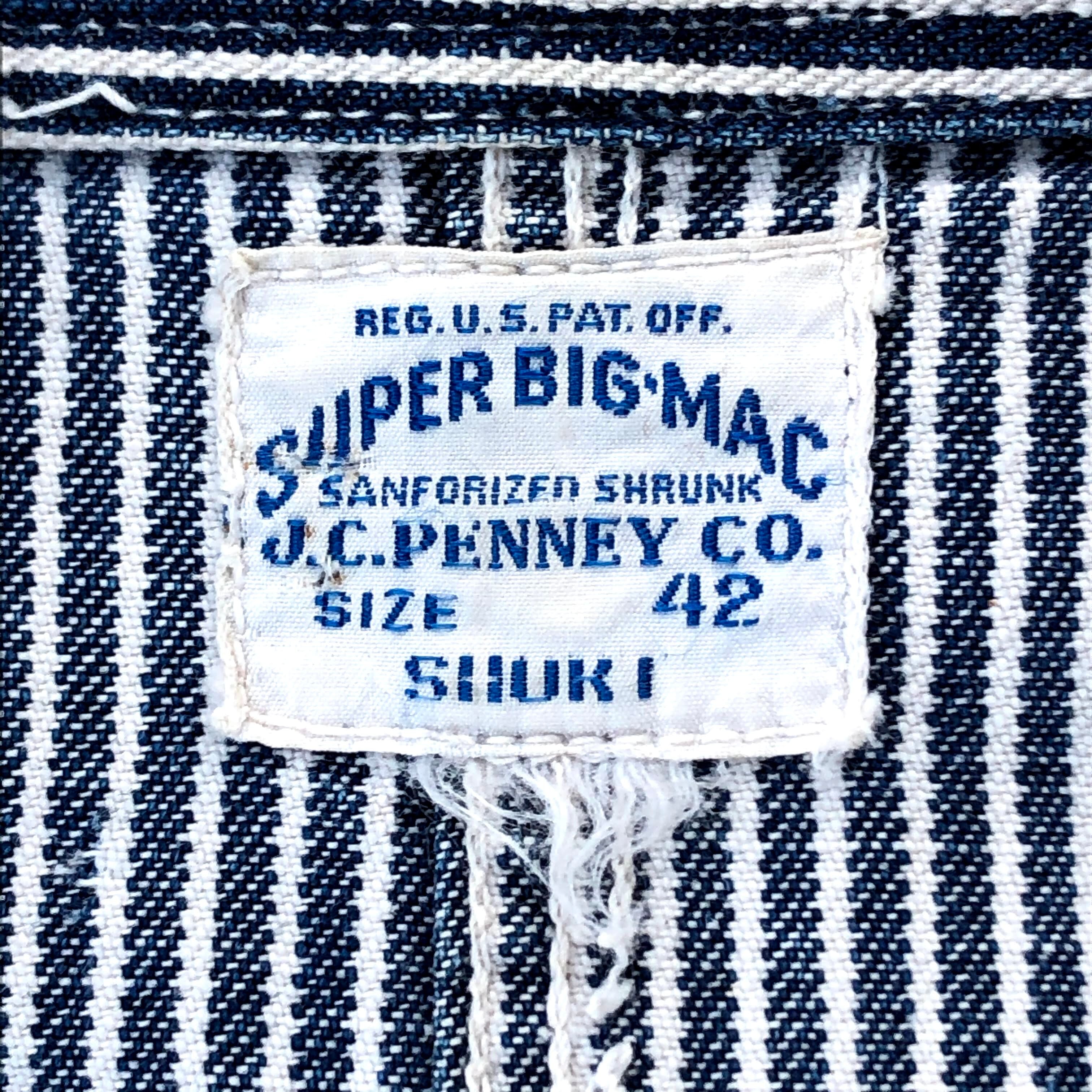 30's後半～40's前半 ヴィンテージ スーパービッグマック ツナギ