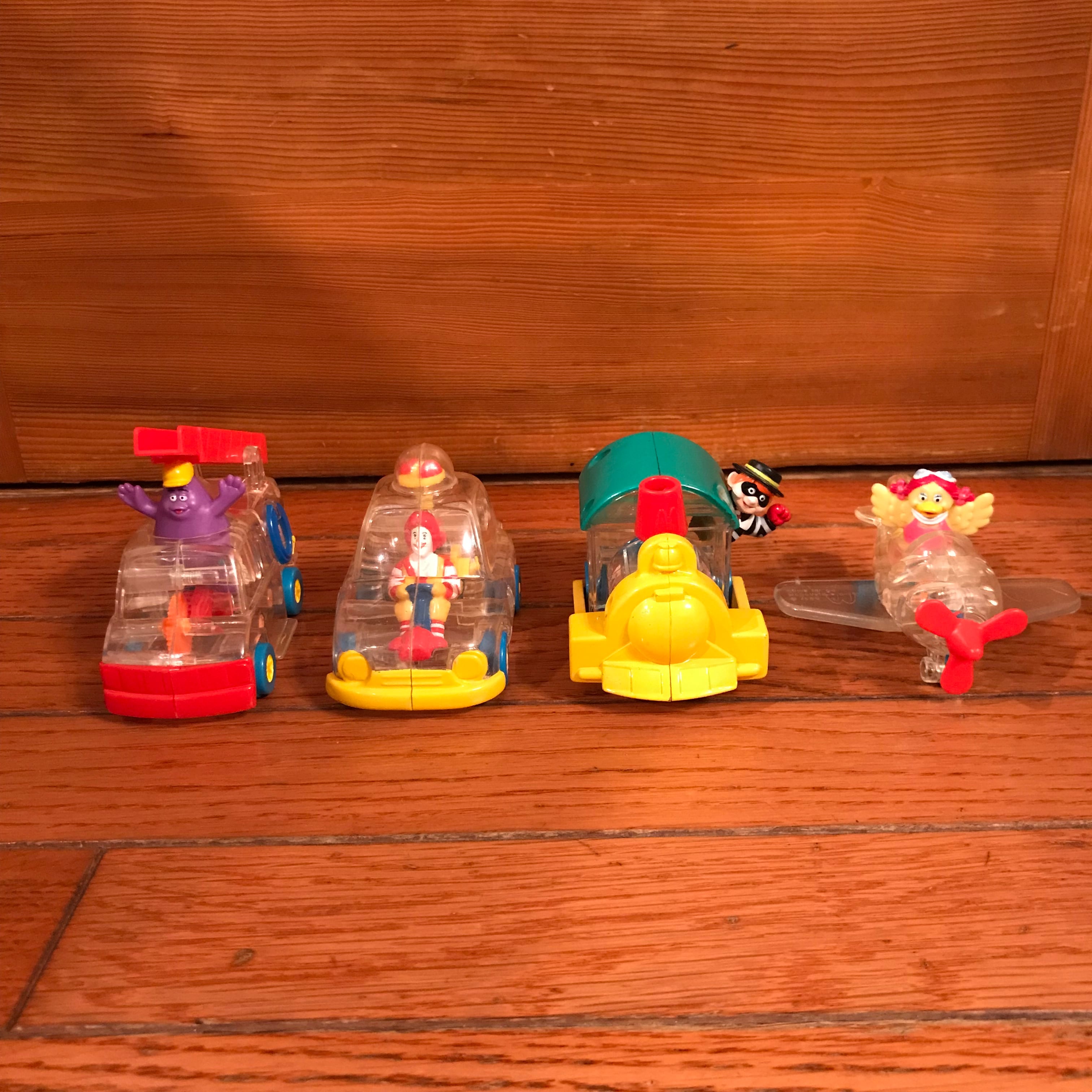 90's マクドナルドトイ ハッピーセット『透明ライダーシリーズ』の全4