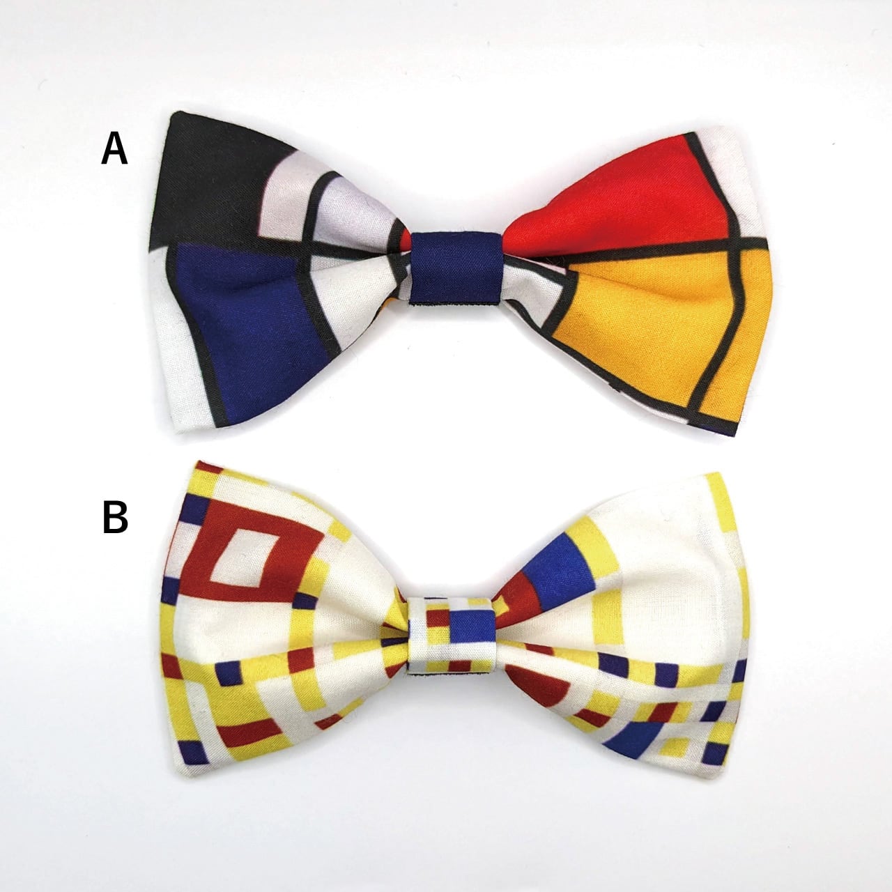 ペットと飼い主おそろい【蝶ネクタイ】犬・猫 モンドリアン クリムト