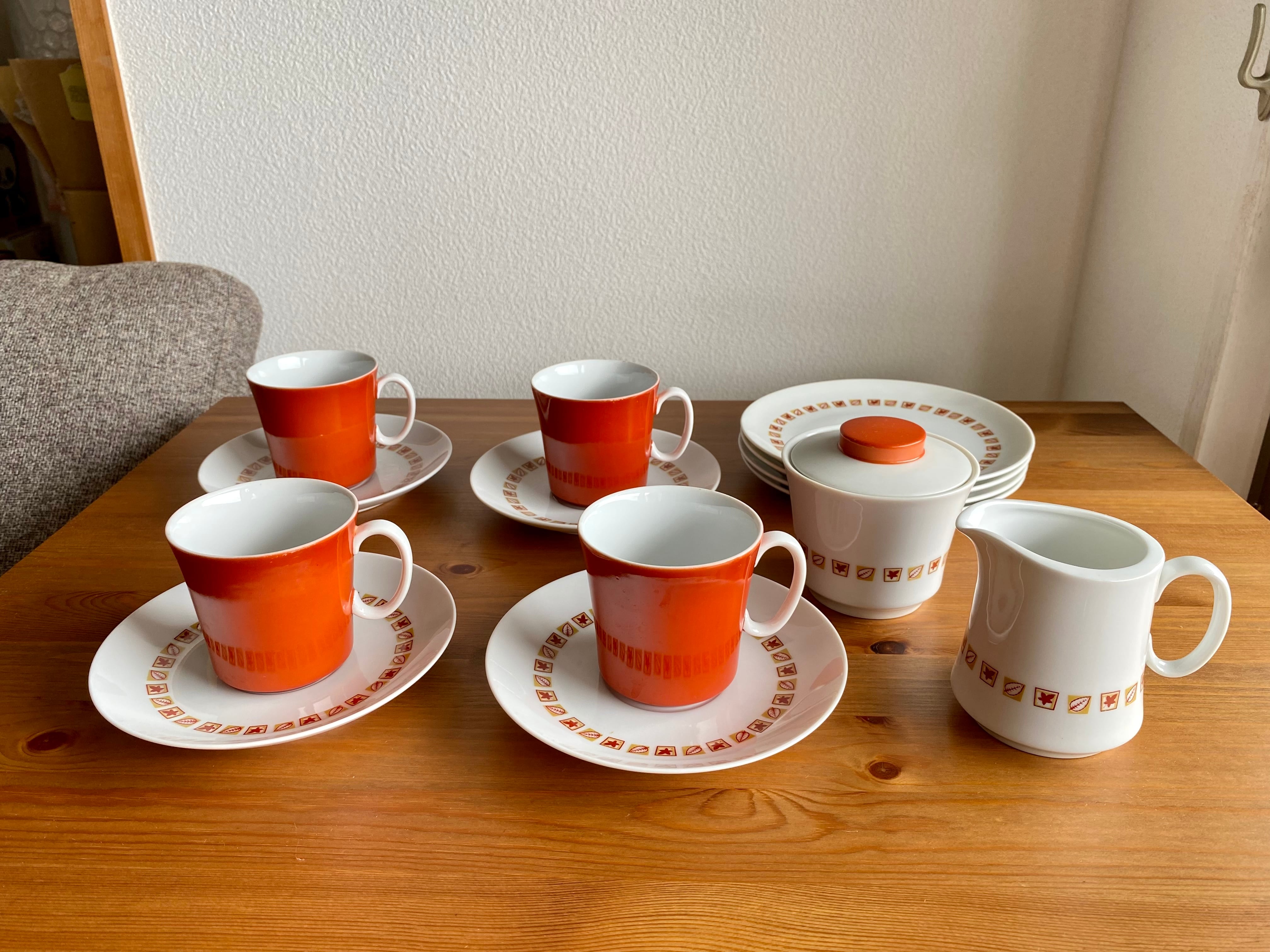 オーストラリア アンティーク ティーセット カップ&ソーサー ミルク