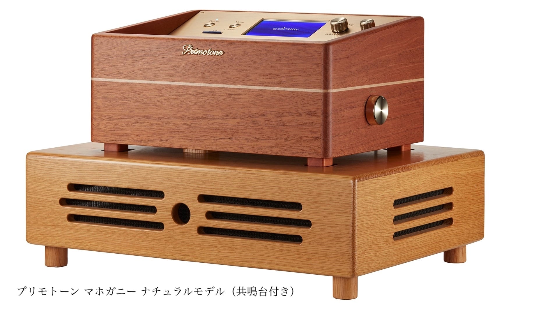 購入】プリモトーン マホガニー ナチュラルモデル（共鳴台付き