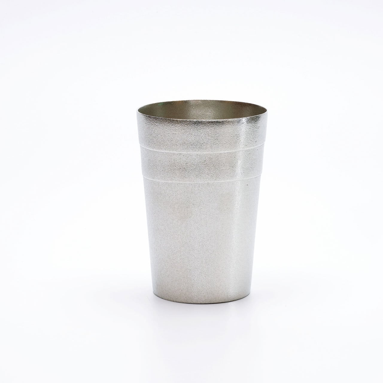 錫（純度99.99%）の酒器・タンブラー（USパイント：475ml）》静波