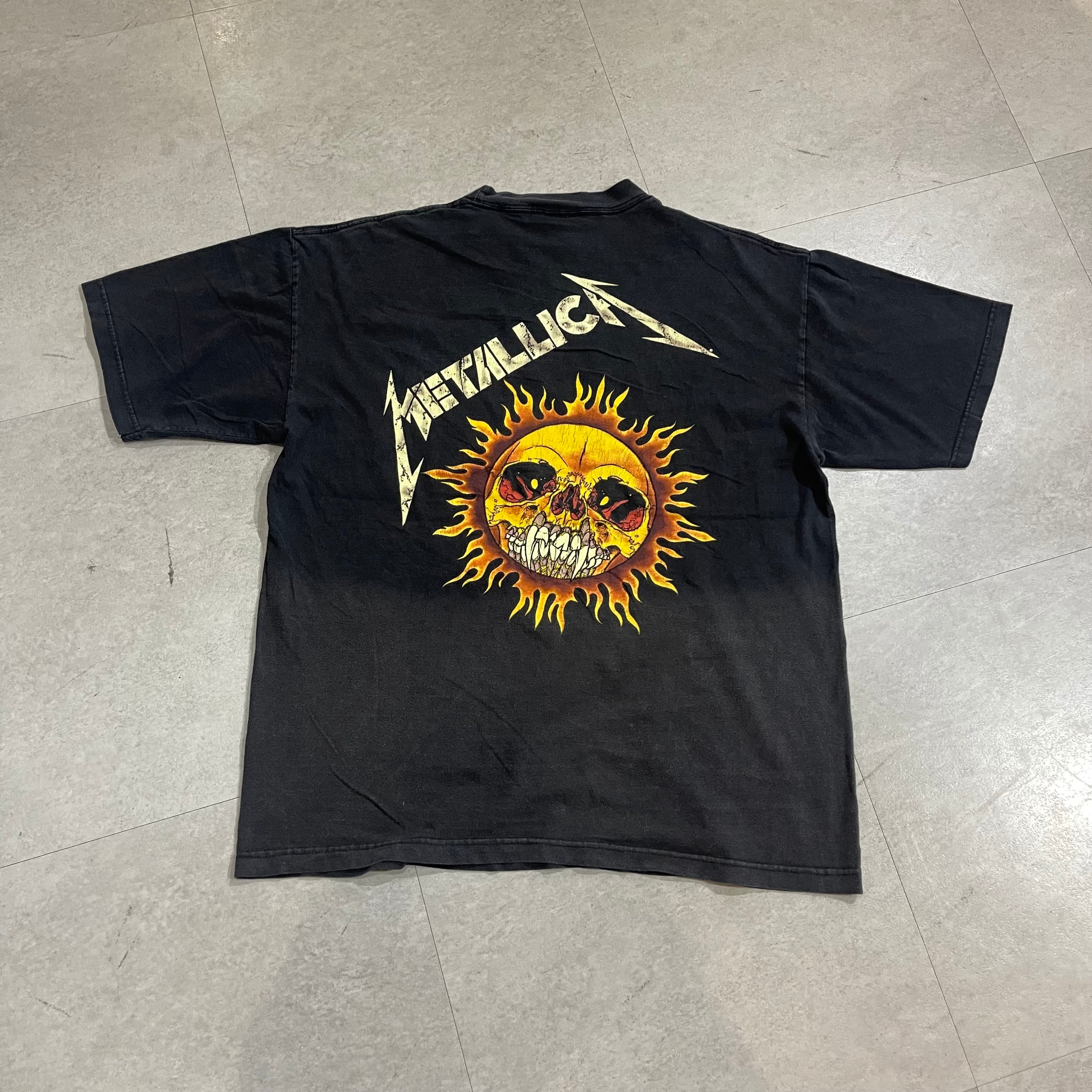 メタリカ Tシャツ 2005コピーライト LLICA パスヘッド 黒 L メタリカ T