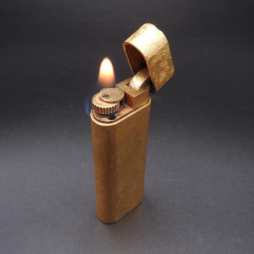着火確認済み】Cartier カルティエ ローラー式 ガスライター ゴールド