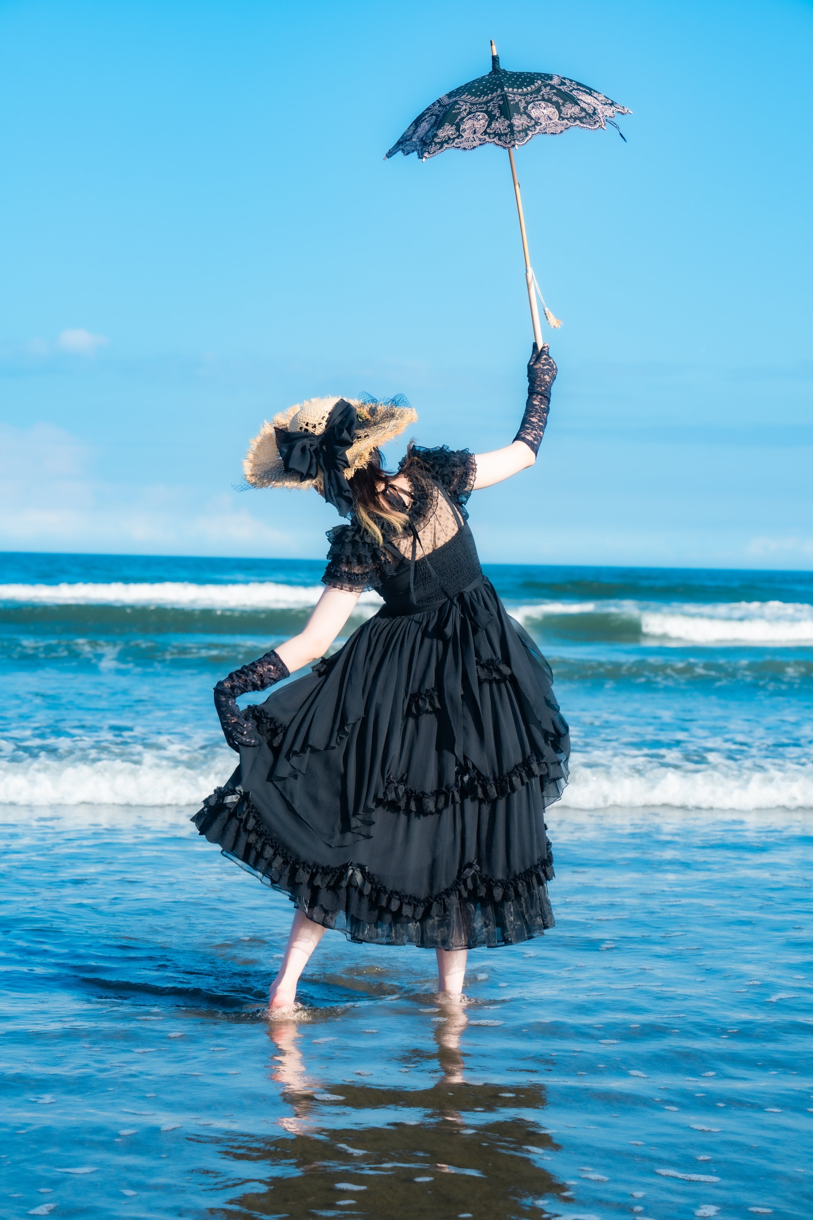 サマーガーデン フロントクロスジャンパースカート | HoshibakoWorks