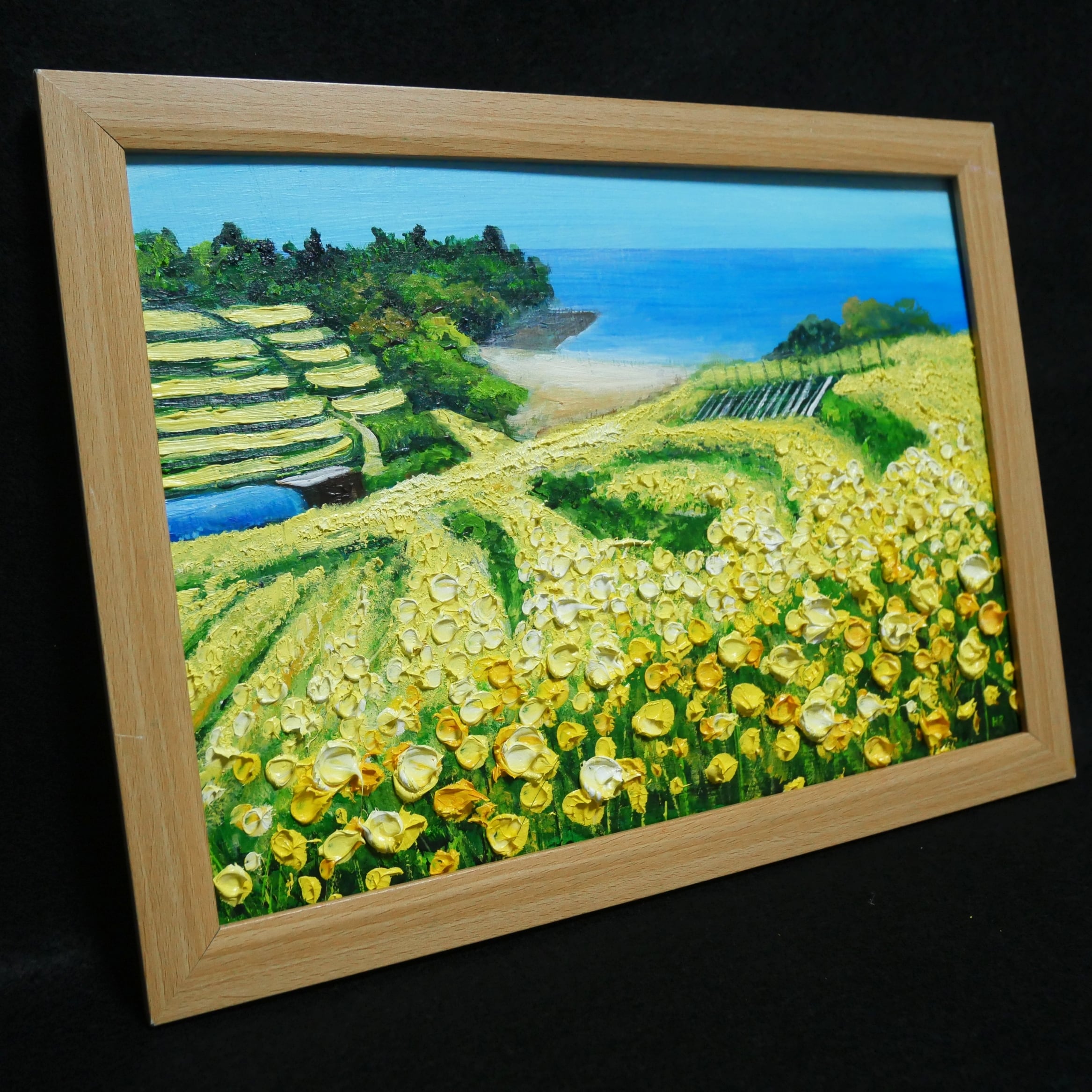 油絵 油彩 油彩画 絵 絵画 【菜の花フェスタ】 | HIROSHI1990