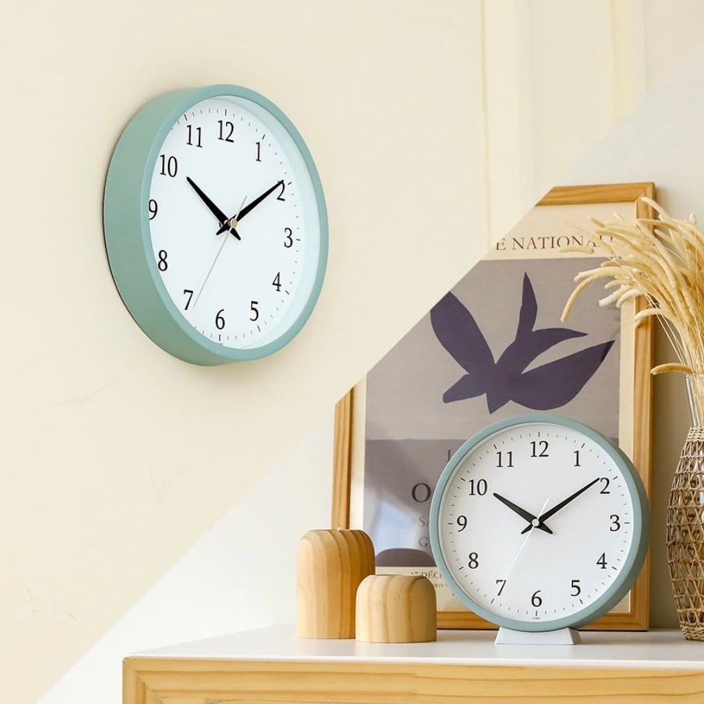 multi use 2 in 1 clock 5colors / 卓上時計 壁掛け時計 置き時計