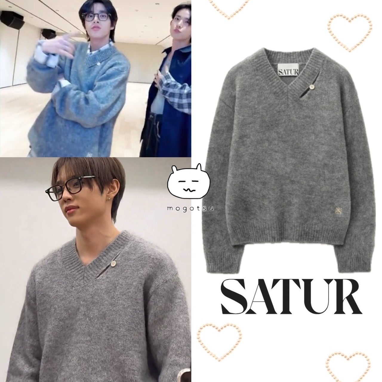 ☆THE BOYZ ソヌ ENHYPEN ジェイク 着用！！【SATUR】Essen Two Tone