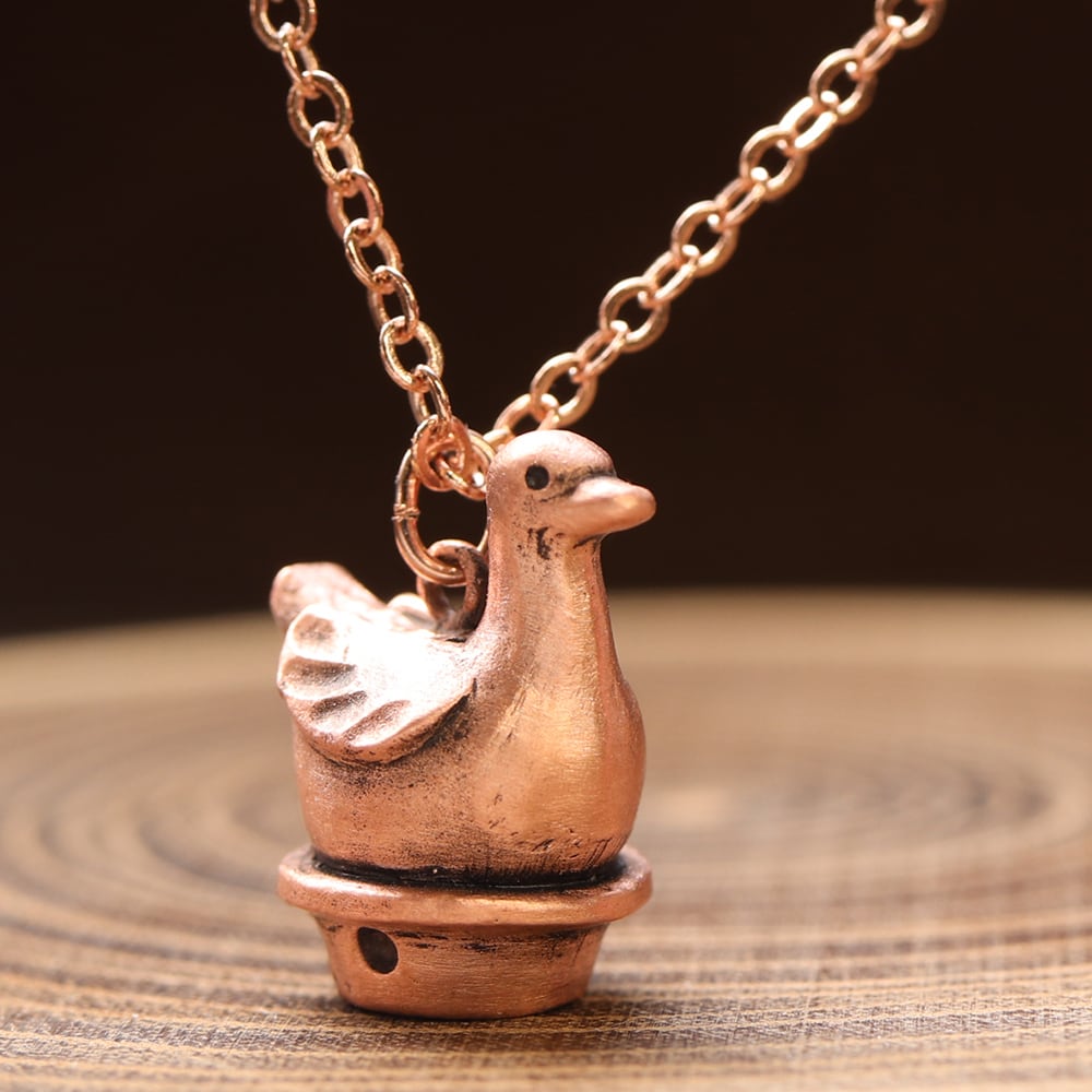 古代ロマンを身につけよう！水鳥形埴輪ネックレス (659-966