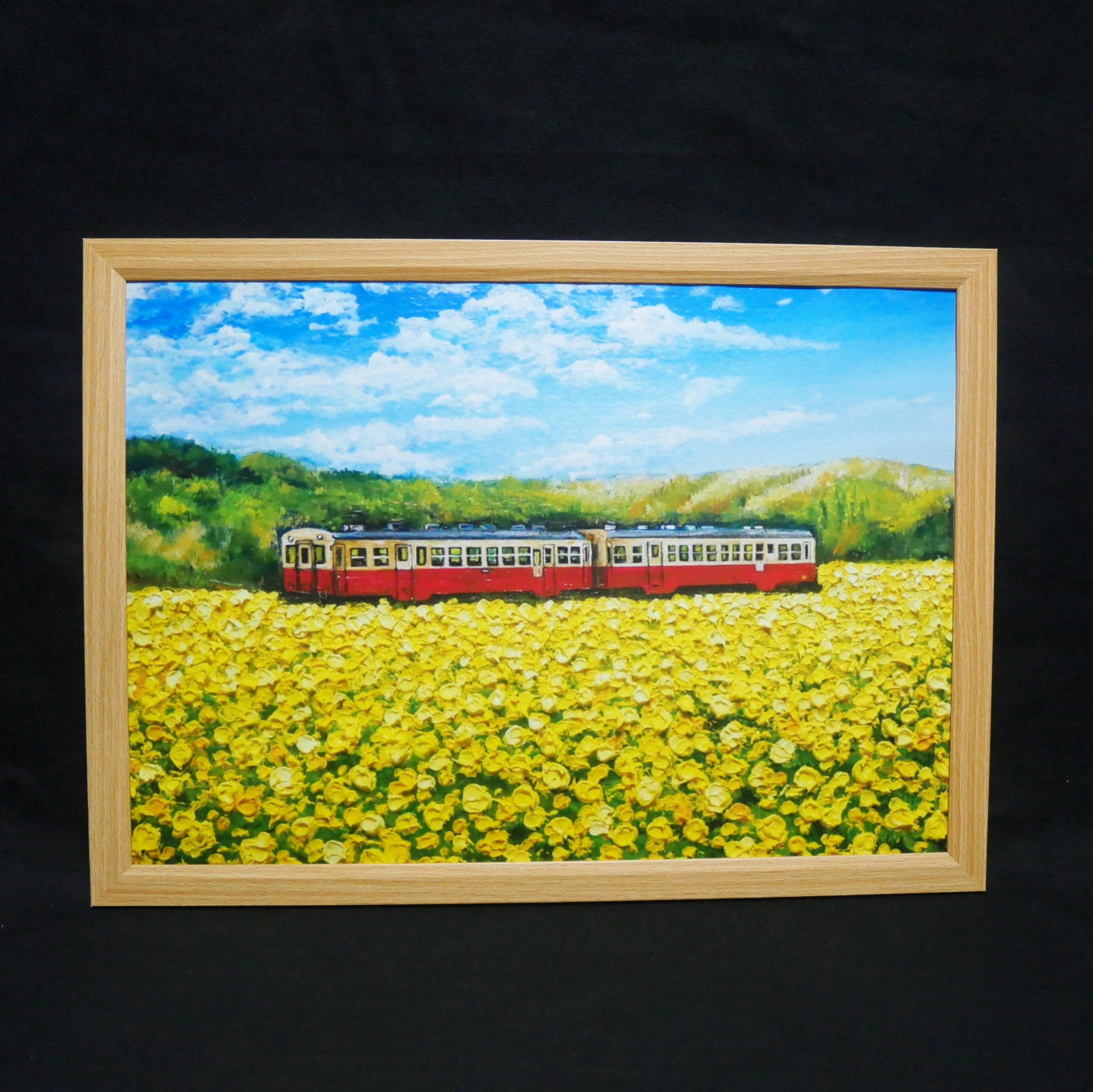 油絵 絵画 【紫陽花の丘】 油絵 絵画 紫陽花の道