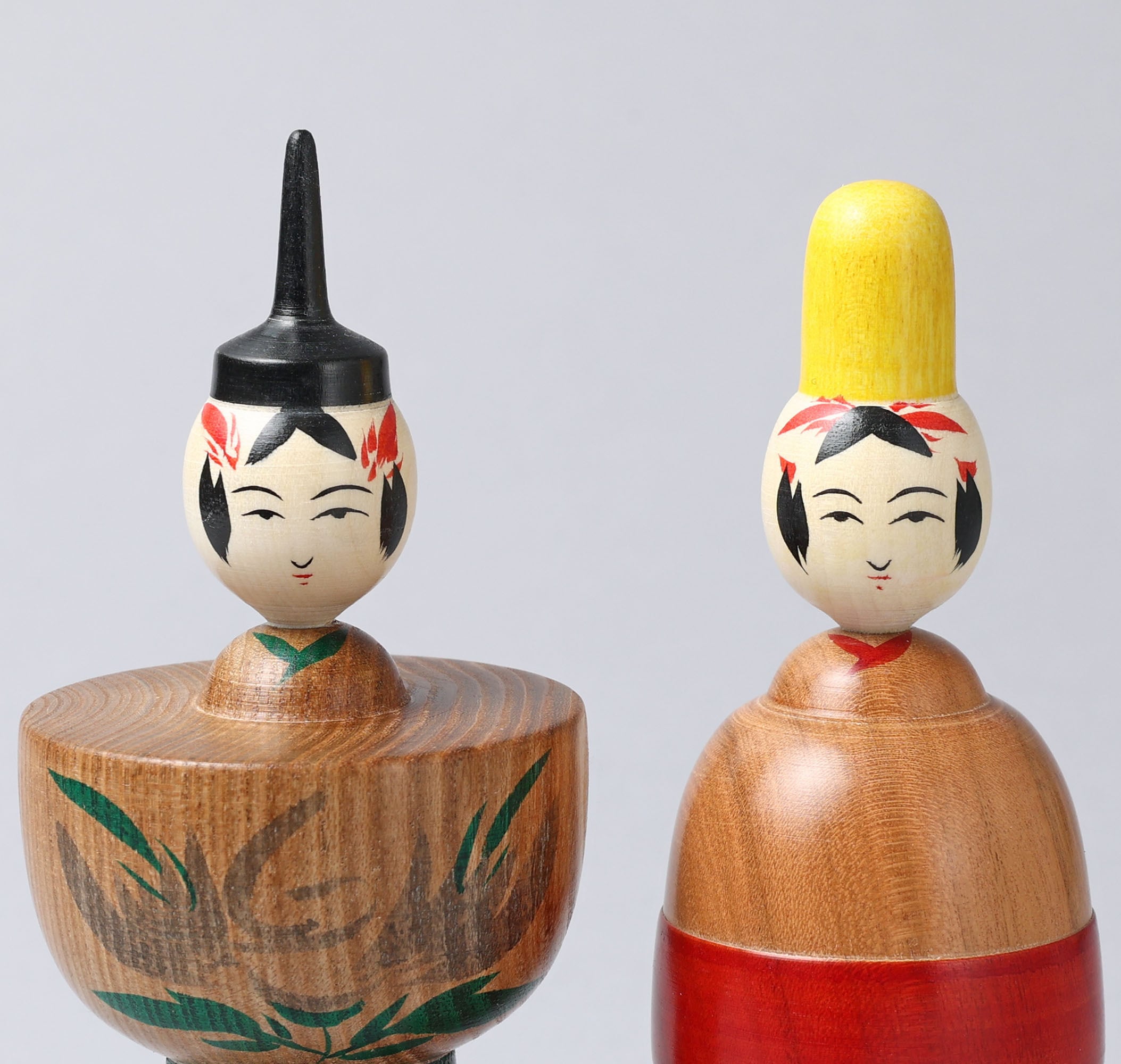 雛こけし A couple of Hina kokeshi doll | 松田忠雄工人 鳴子系 Tadao