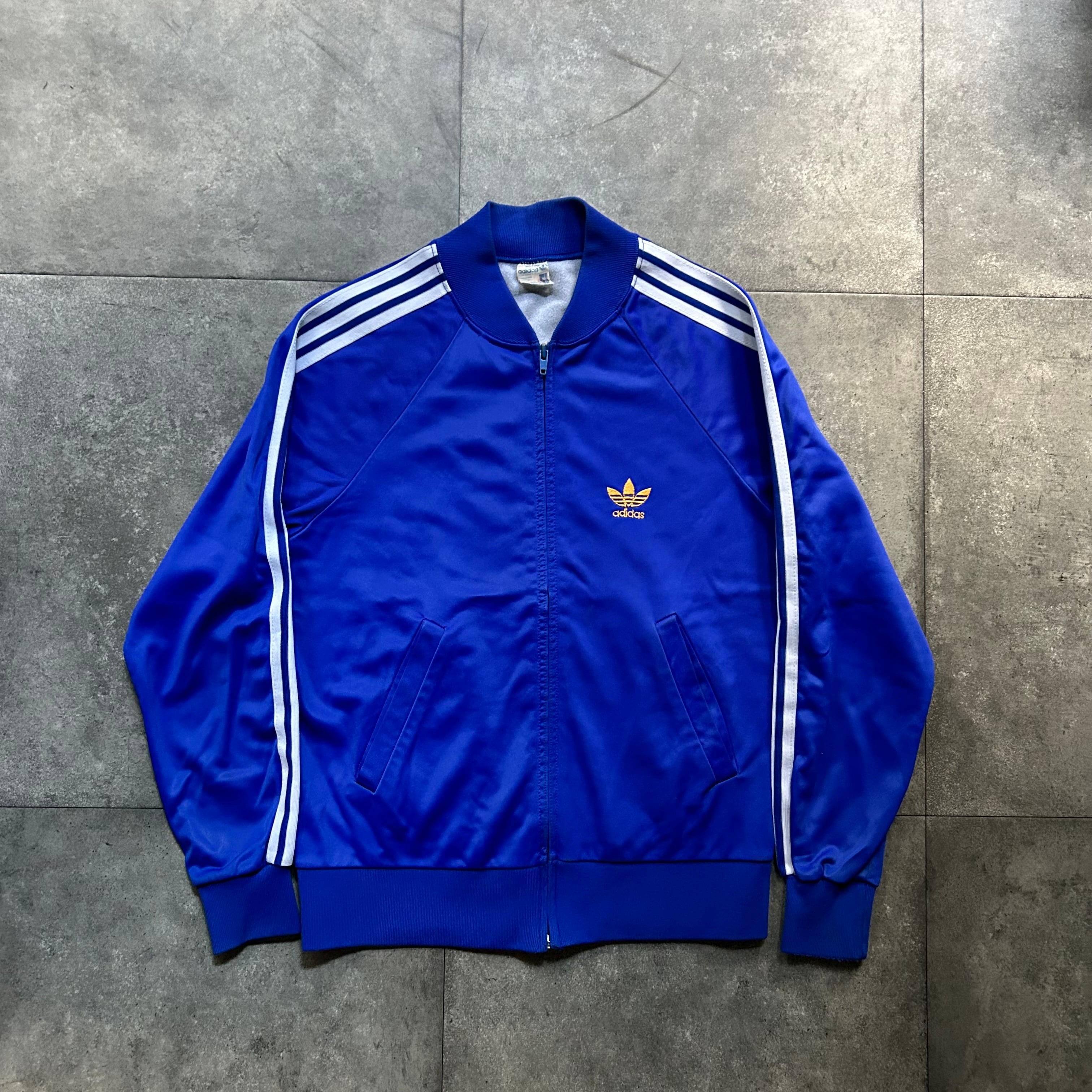 70s アディダス ジャージ/トラックジャケット atp フランス製 ブルー