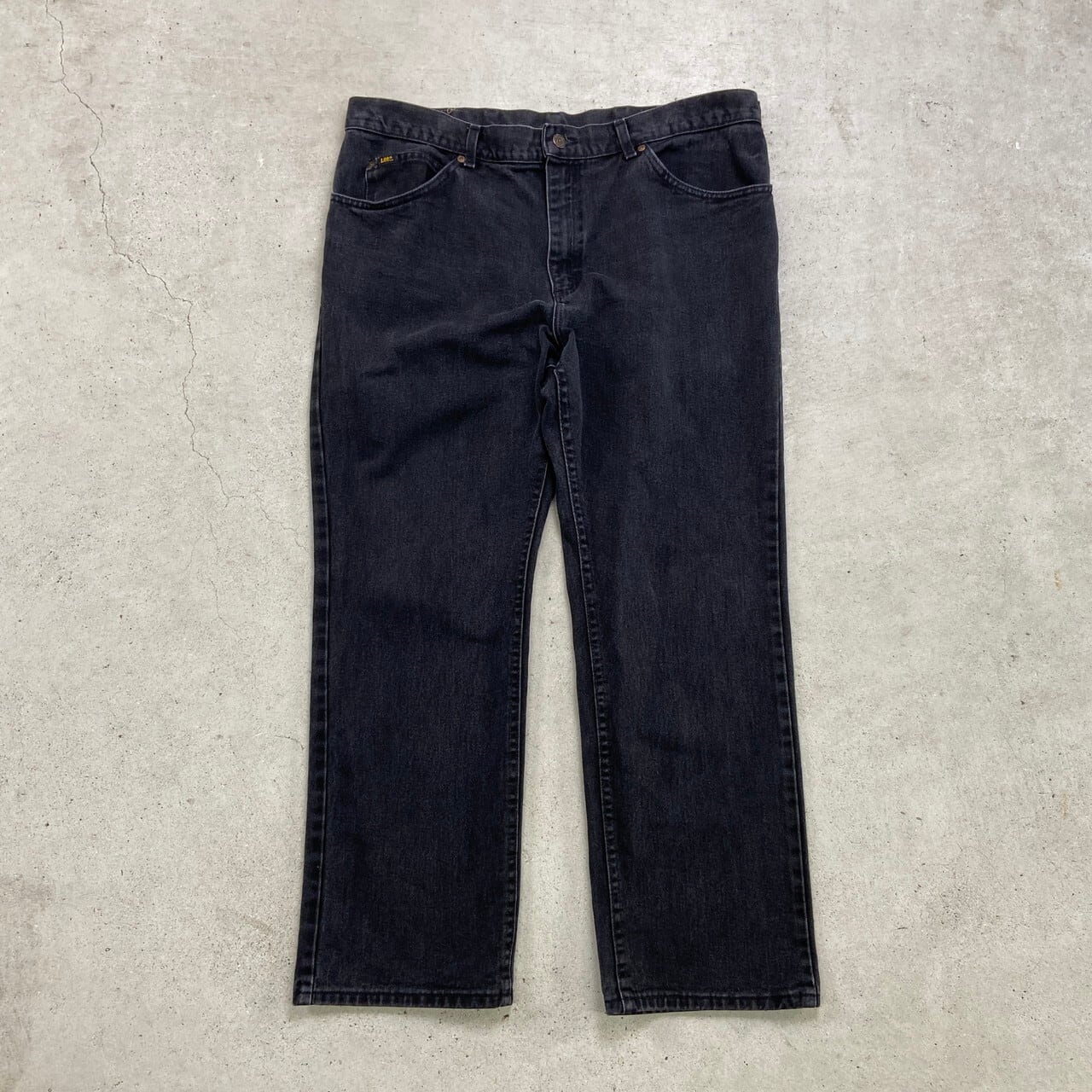 90年代 USA製 Lee リー 200-8908 ブラックデニムパンツ テーパード
