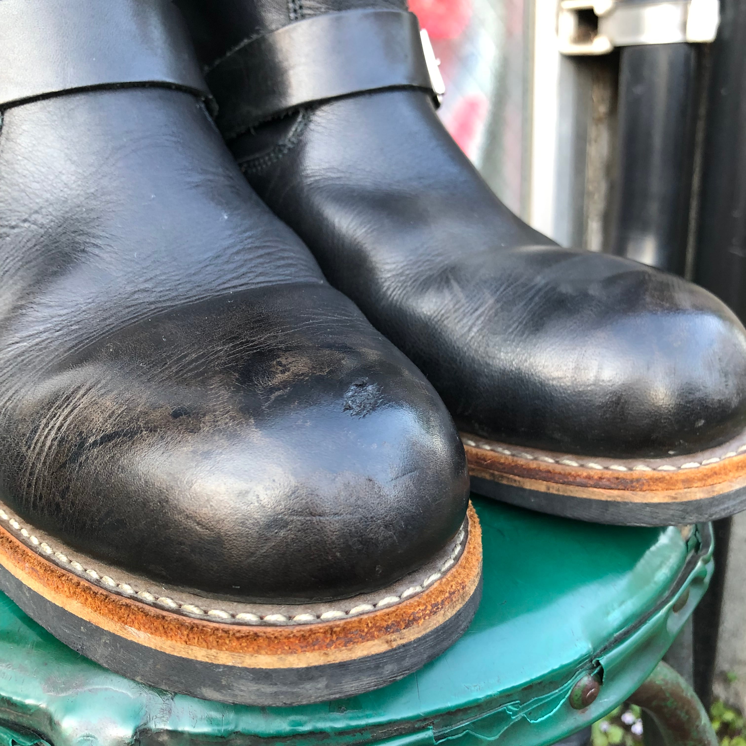 ホーキンス ショート エンジニアブーツ【43】27.5ブラック スチール