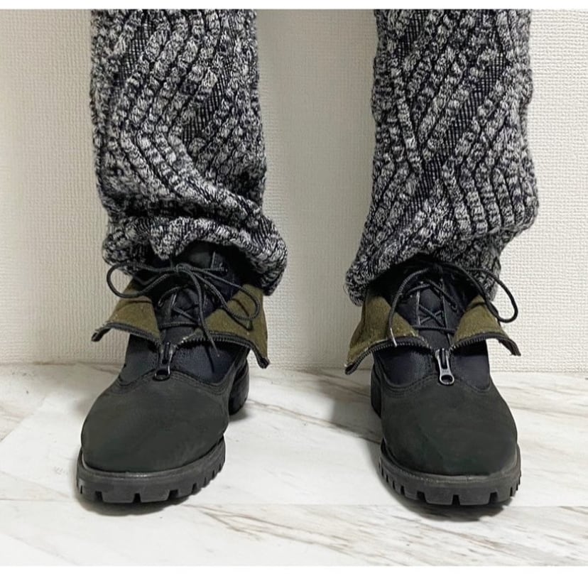00s〜 timberland × woolrich zip up suede leather boots | protocol