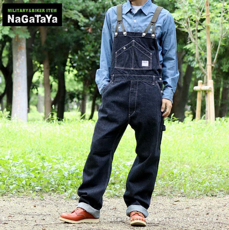 児島ジーンズ KOJIMA GENES サスペンダー付 デニム サロペットパンツ