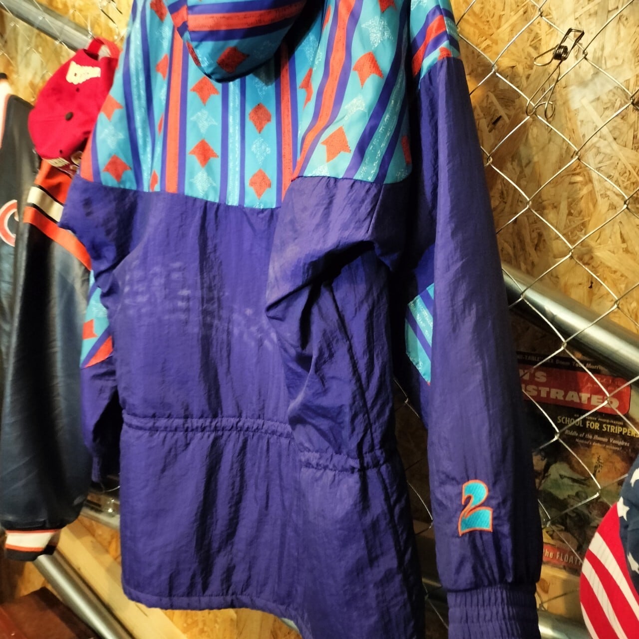 TWO HYPE 90s USA製 ヴィンテージ NBA シャーロットホーネッツ 中綿