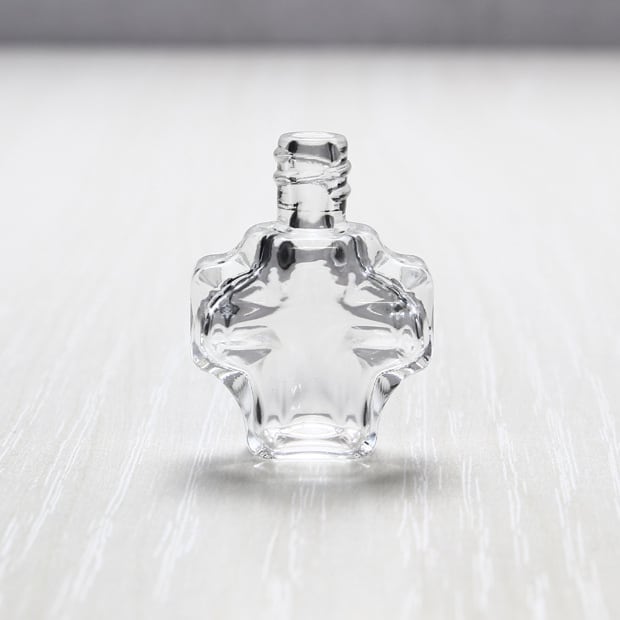 ミニ香水瓶 クロス透明10個セット | 容器王国フルオル