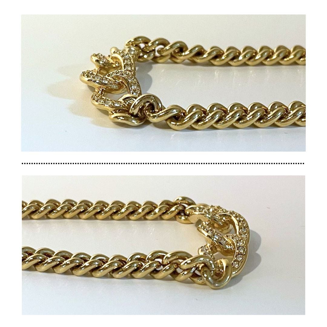 Christian Dior CD クリスチャン ディオール チェーン ネックレス