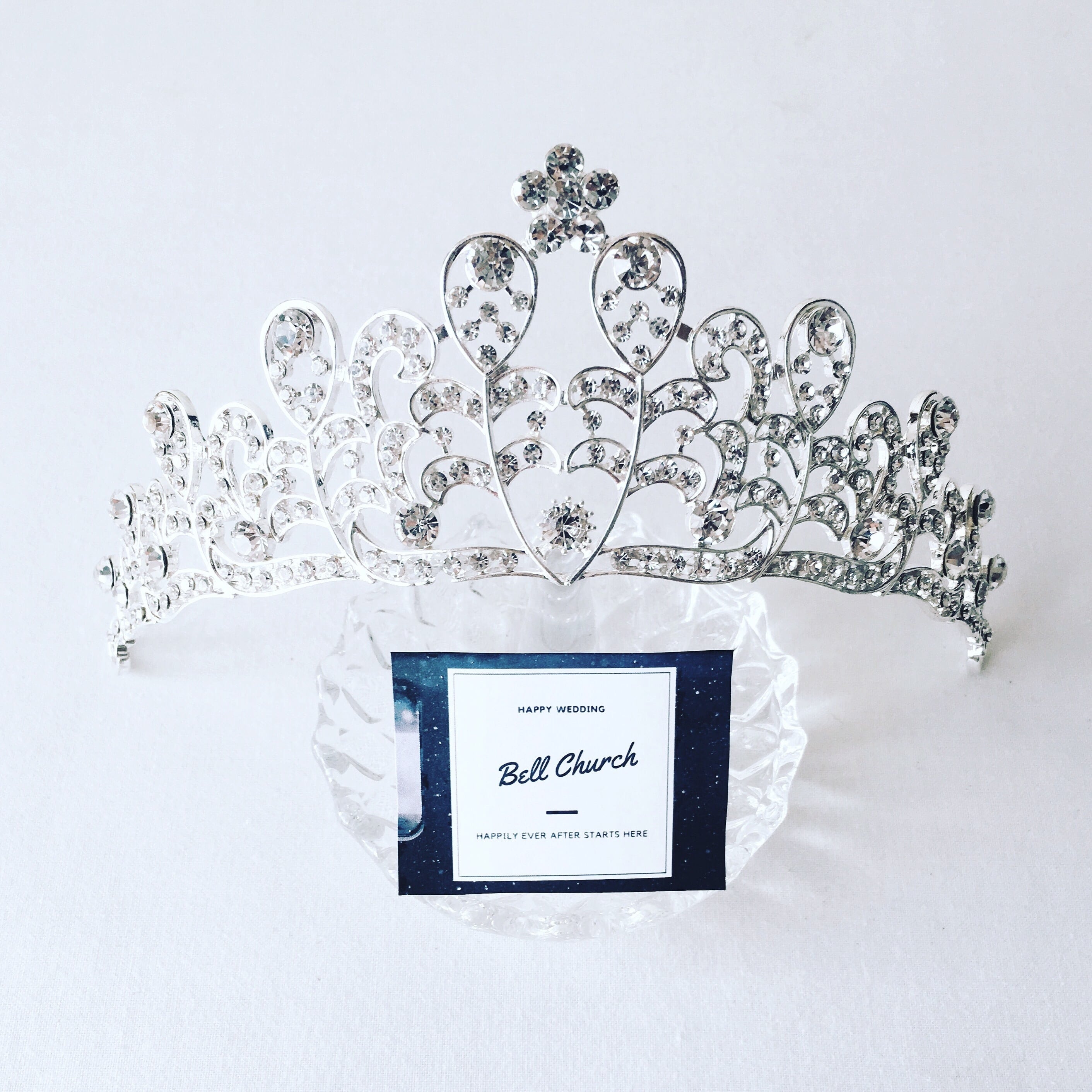 ウェディングティアラ キュービックジルコニア (BC-T5)｜ウェディング