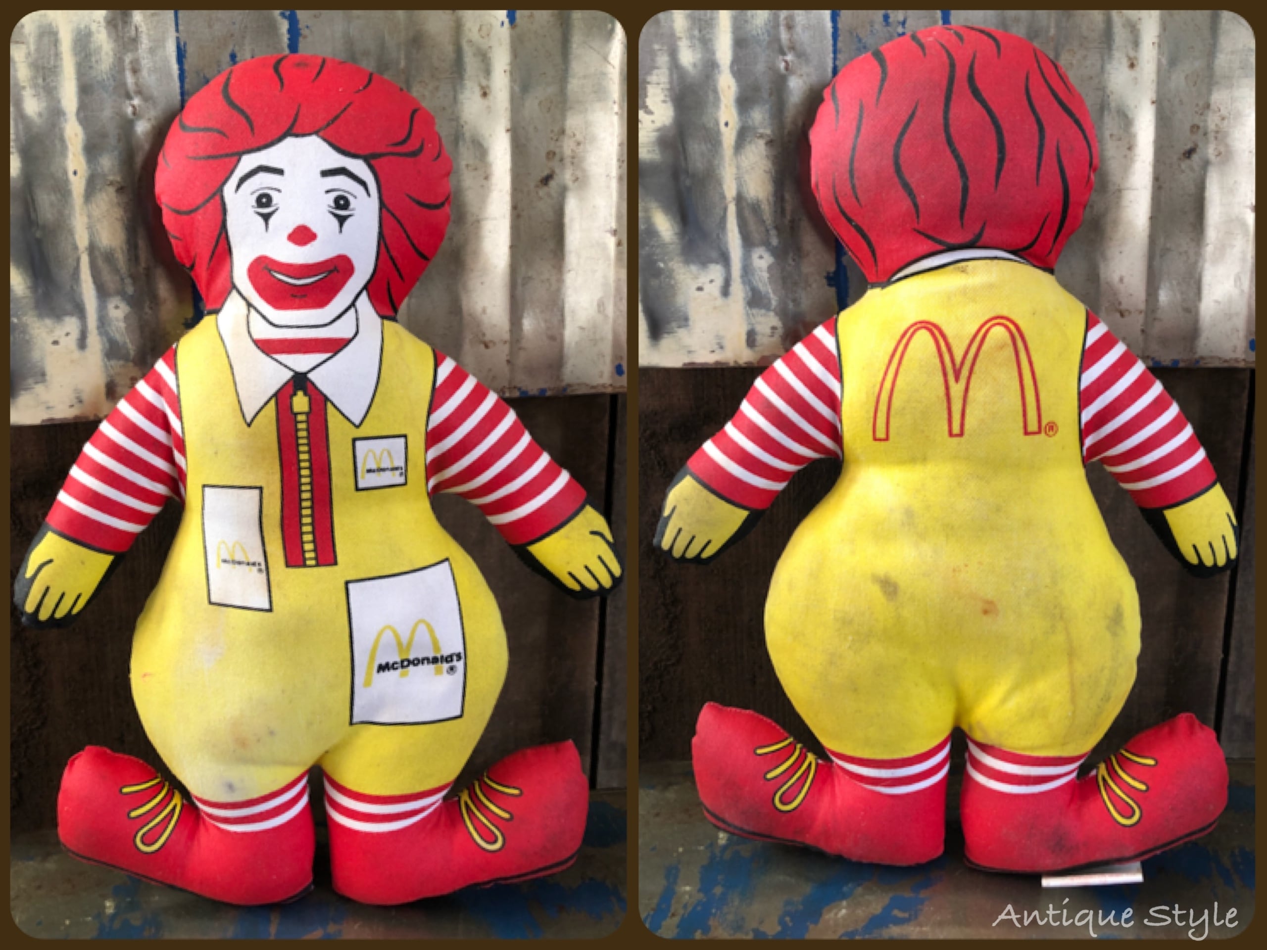 送料込】1984's マクドナルド ロナルド ドナルド ぬいぐるみ