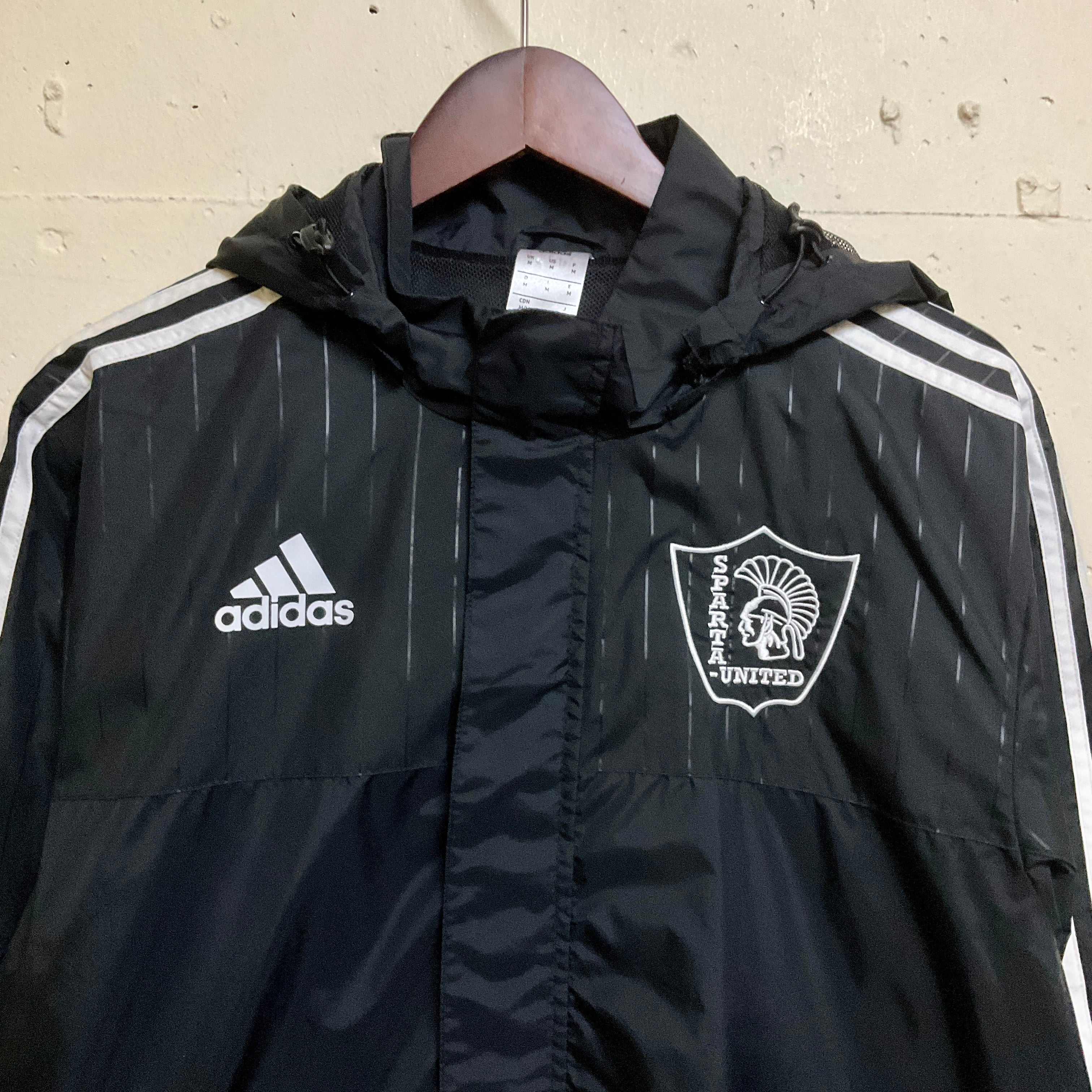 adidas アディダス サッカーチーム ロゴ刺繍 ナイロンジャケット