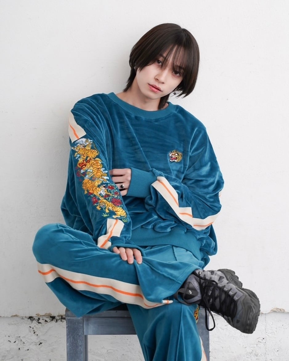 Tiger track sweat/green | チュウカタベタイ
