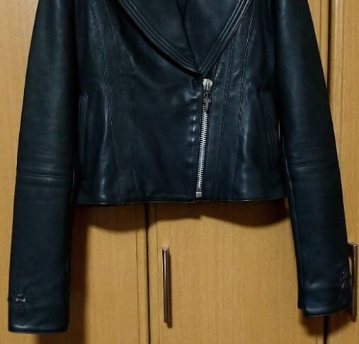 CHROME HEARTS クロムハーツ ライダースジャケット レディース