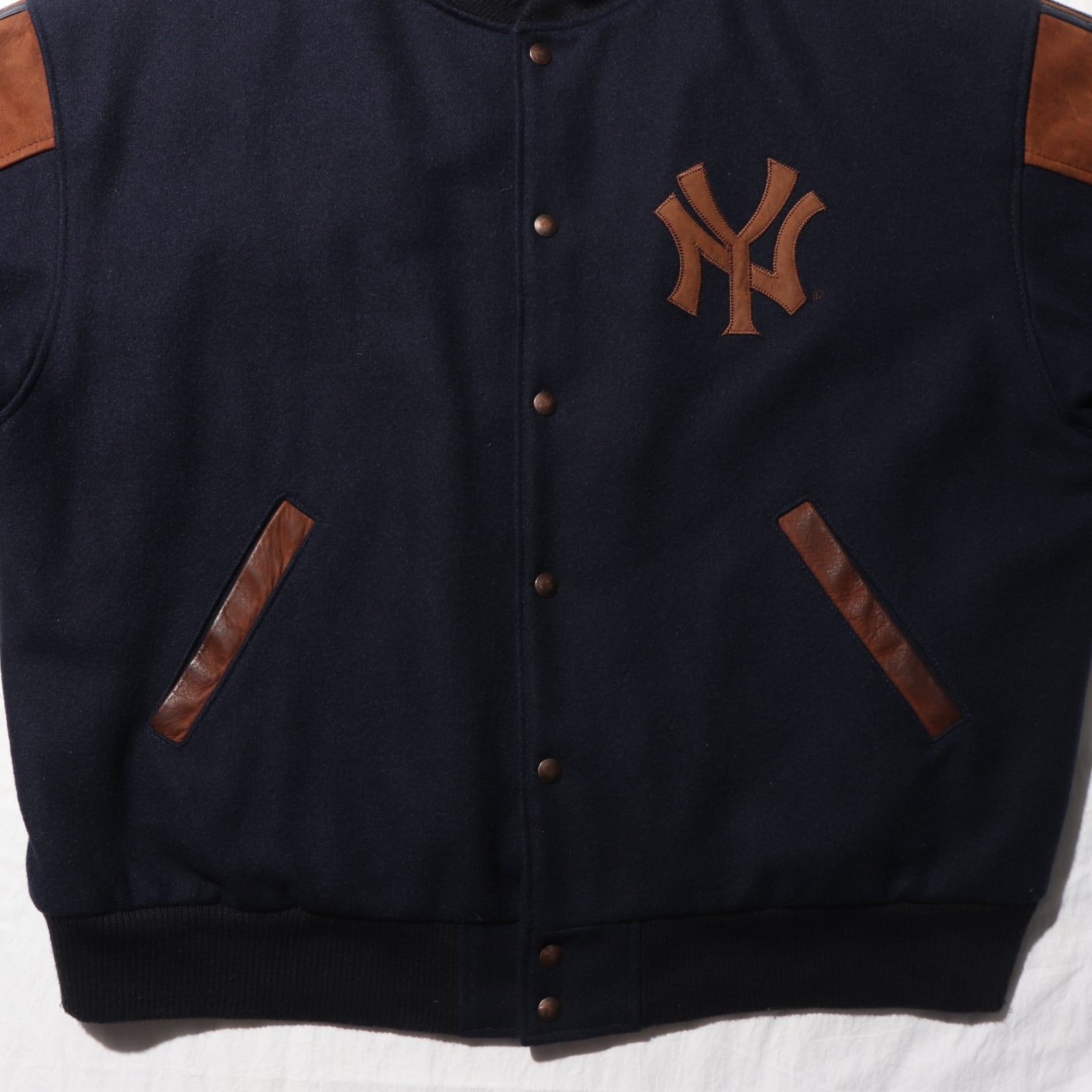 極美品 L Adidas Yankees スエードレザージャケット ヤンキース