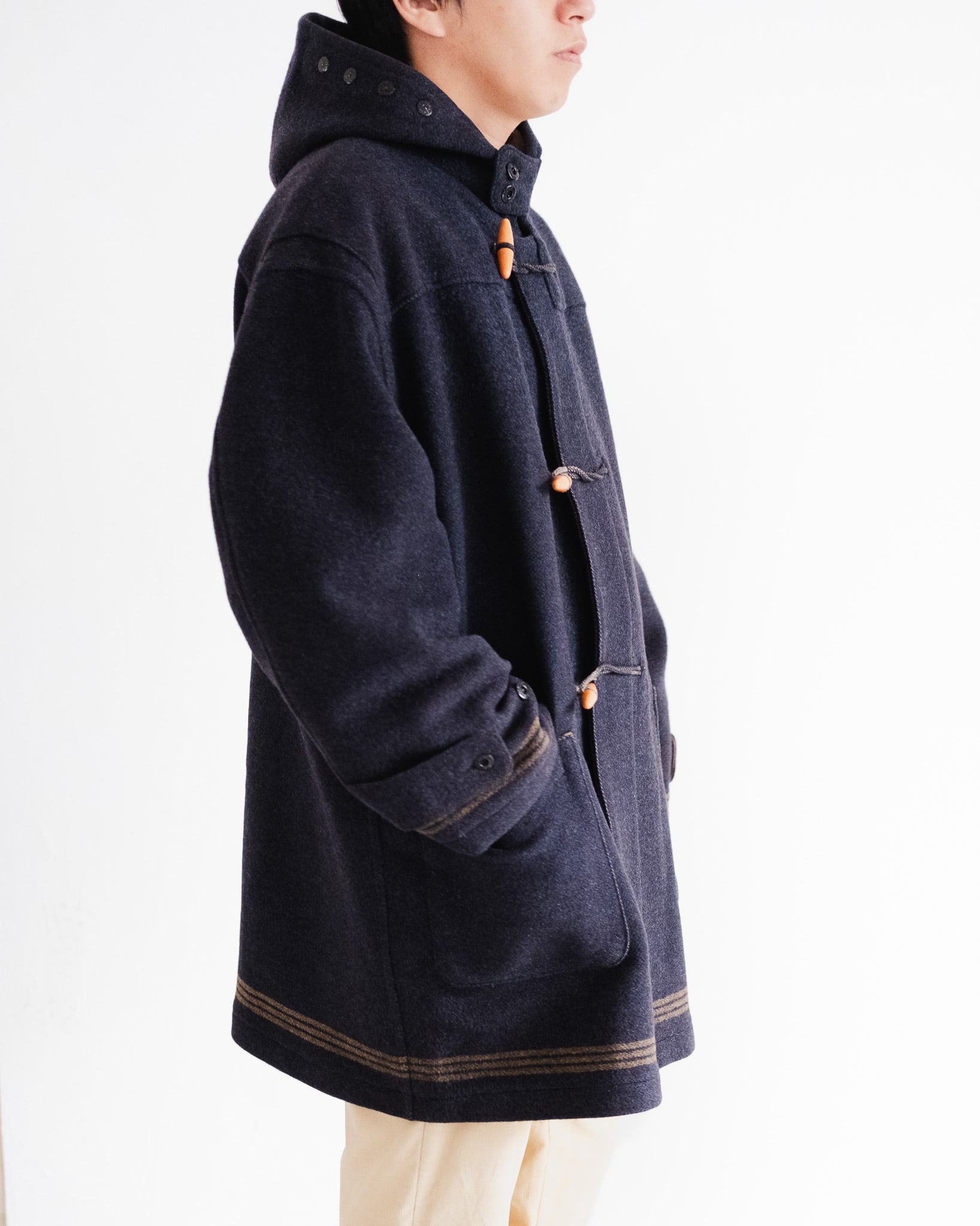 90's] “STONE ISLAND” MONTGOMERY Wool Duffle Coat | recollection