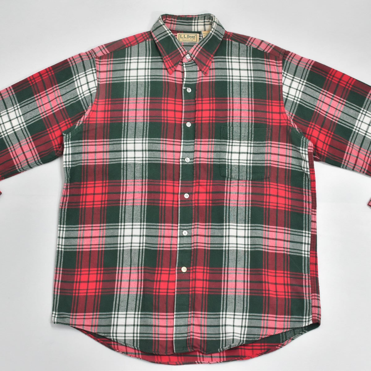 80s アメリカ製 L.L.Bean エルエルビーン タータンチェック ライト