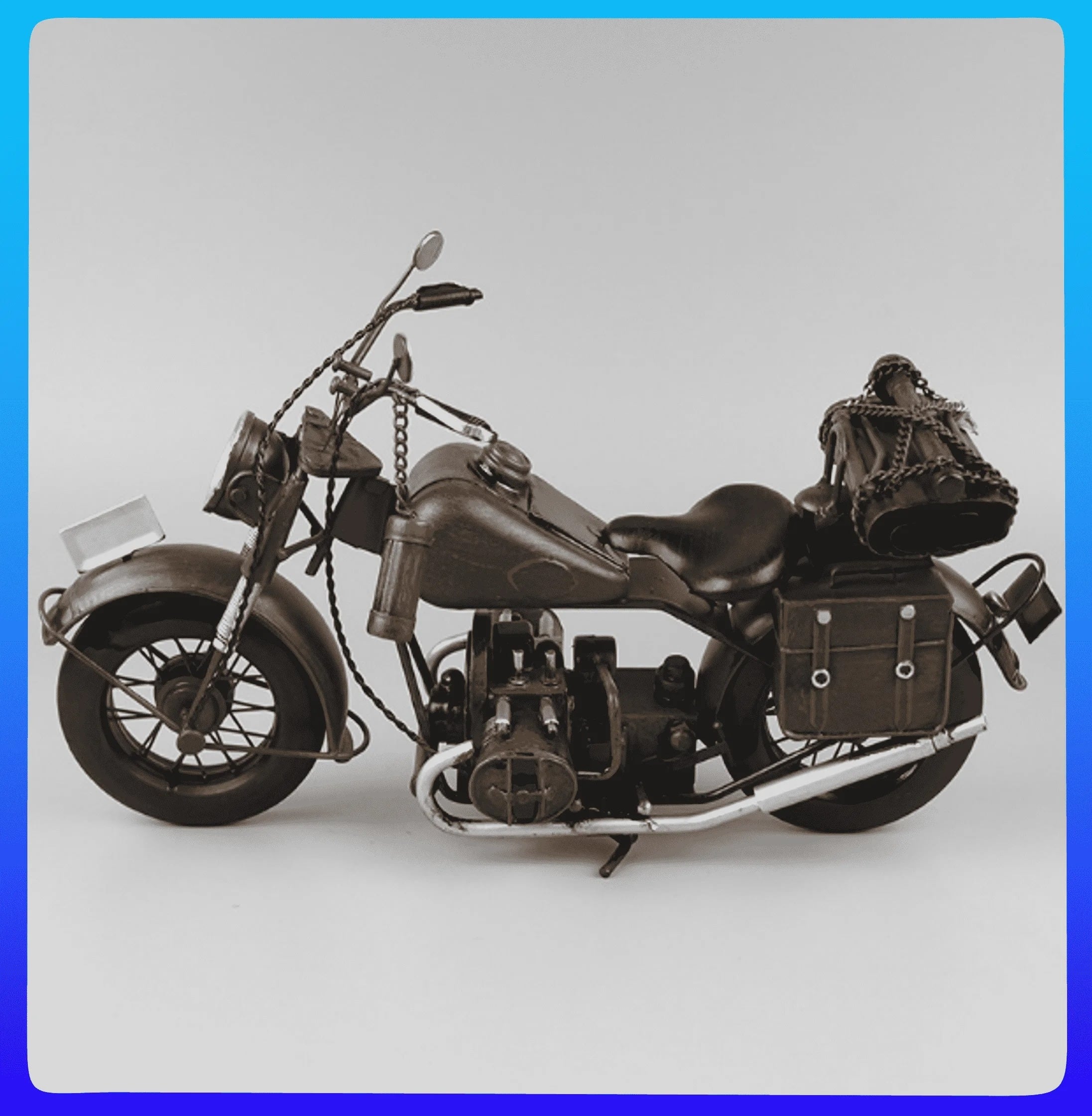 特大 メタル ブリキ 玩具 おもちゃ バイク Bike オートバイ Motorcycle