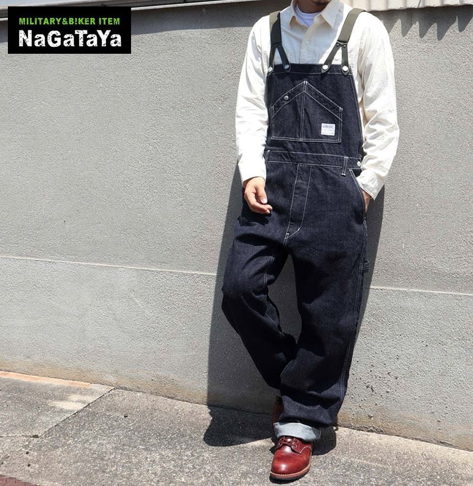 児島ジーンズ KOJIMA GENES サスペンダー付 デニム サロペットパンツ