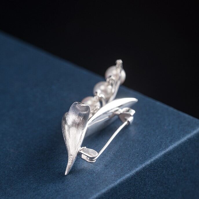 鈴蘭のブローチ すずらん シルバー C003 | Vary