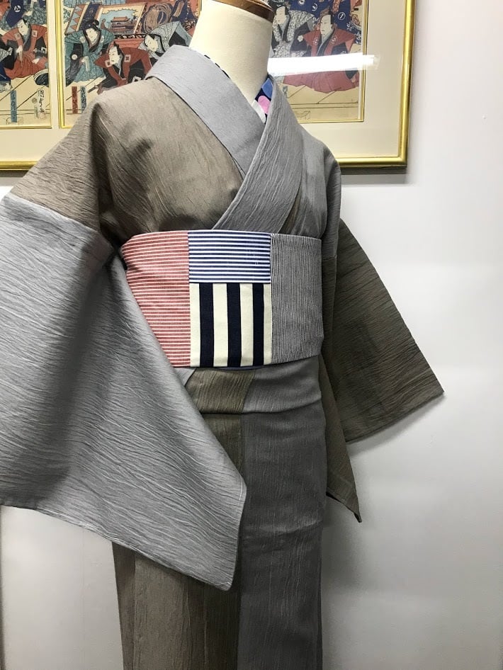 新之助上布 プレタ綿麻着物 | キモサト商店