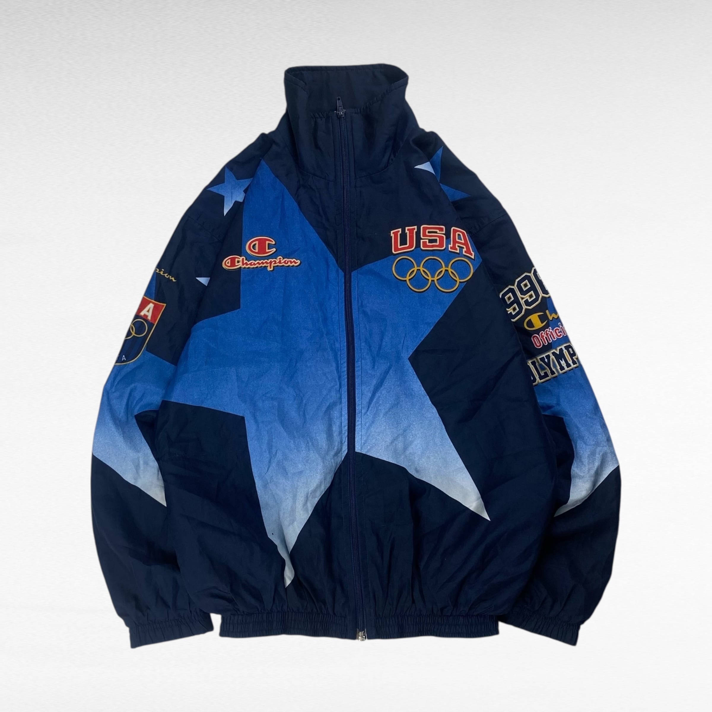 90's】 チャンピオン アトランタオリンピック ナイロンジャケット