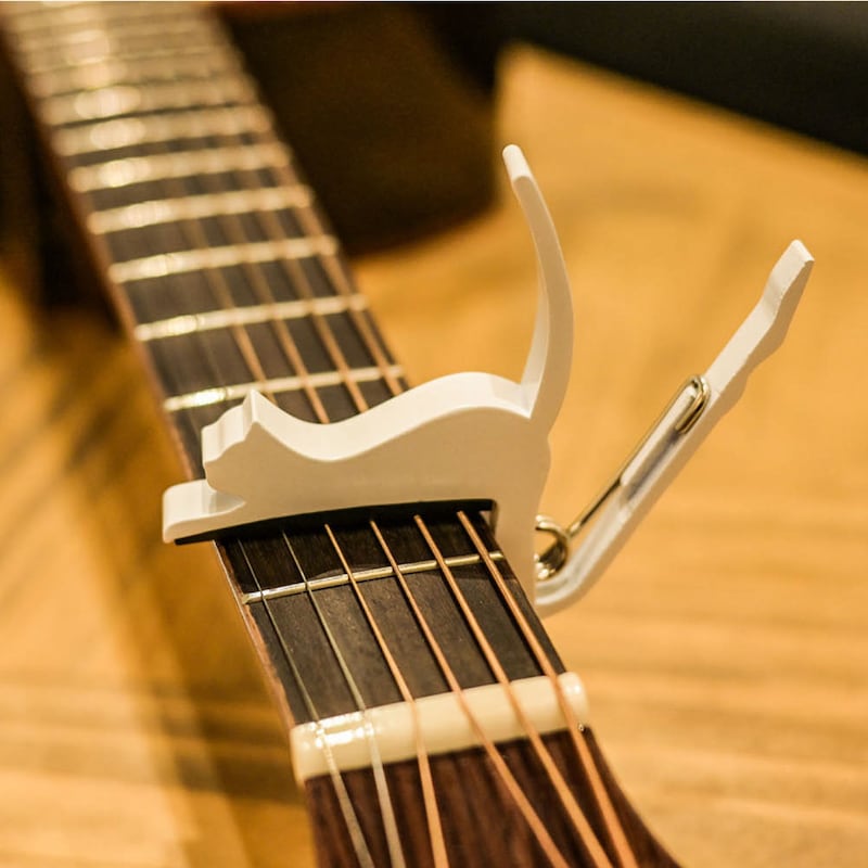 カポタスト・エレキギター＆アコースティックギター用】KIKUTANI・猫