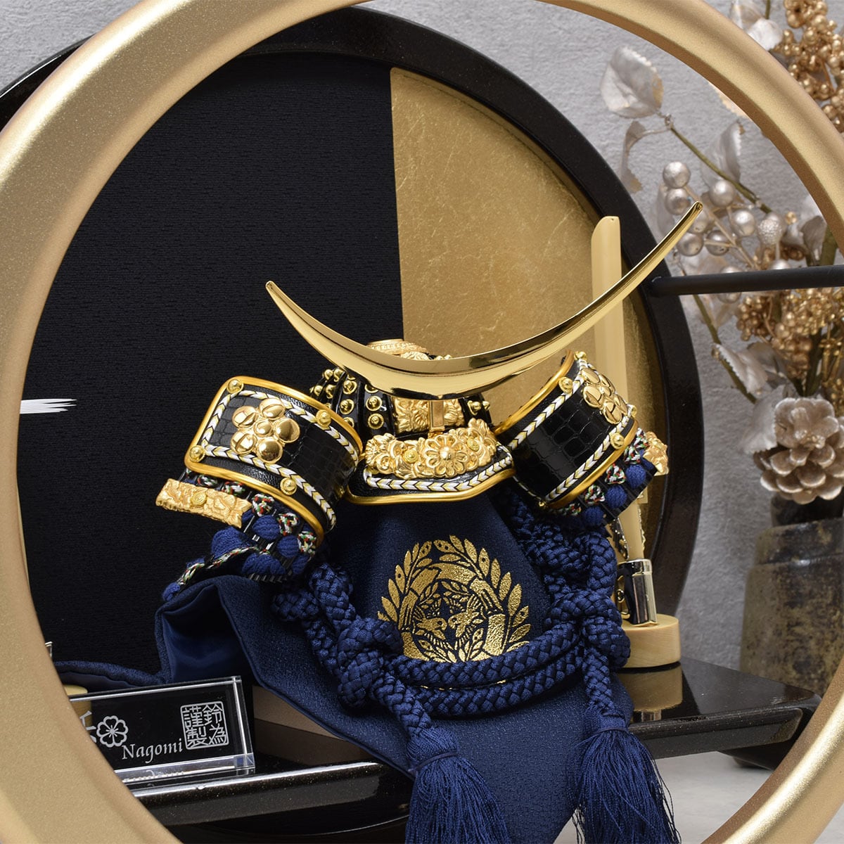 兜飾り【月光】伊達政宗｜おしゃれ｜スタイリッシ｜モダン｜コンパクト