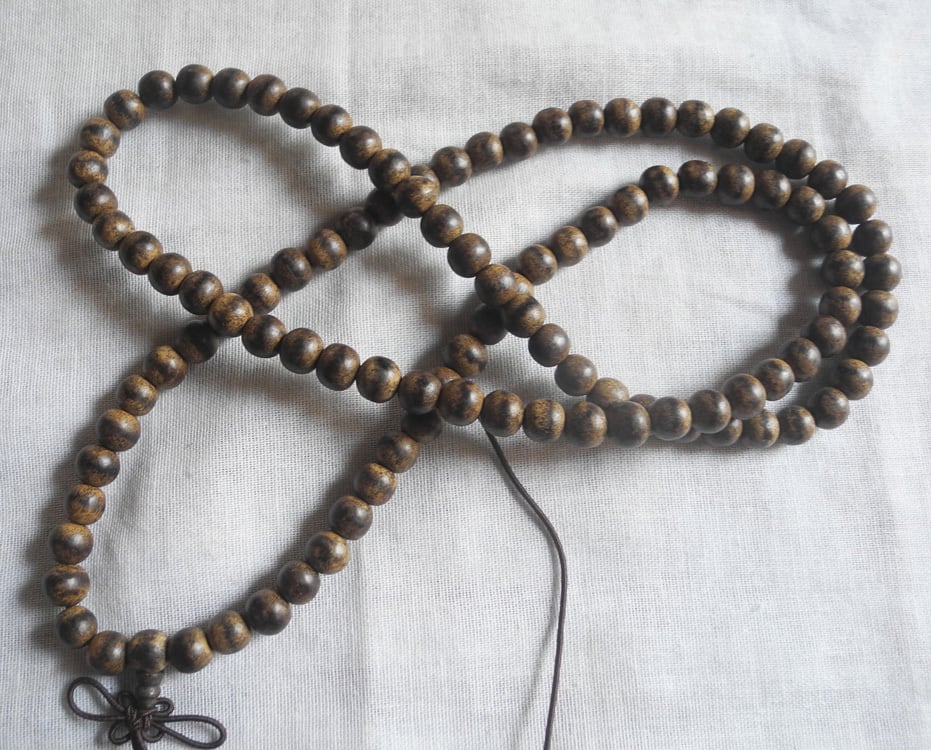ベトナム産 香木 沈香 数珠 ネックレス ブレスレット 良い木目 本物