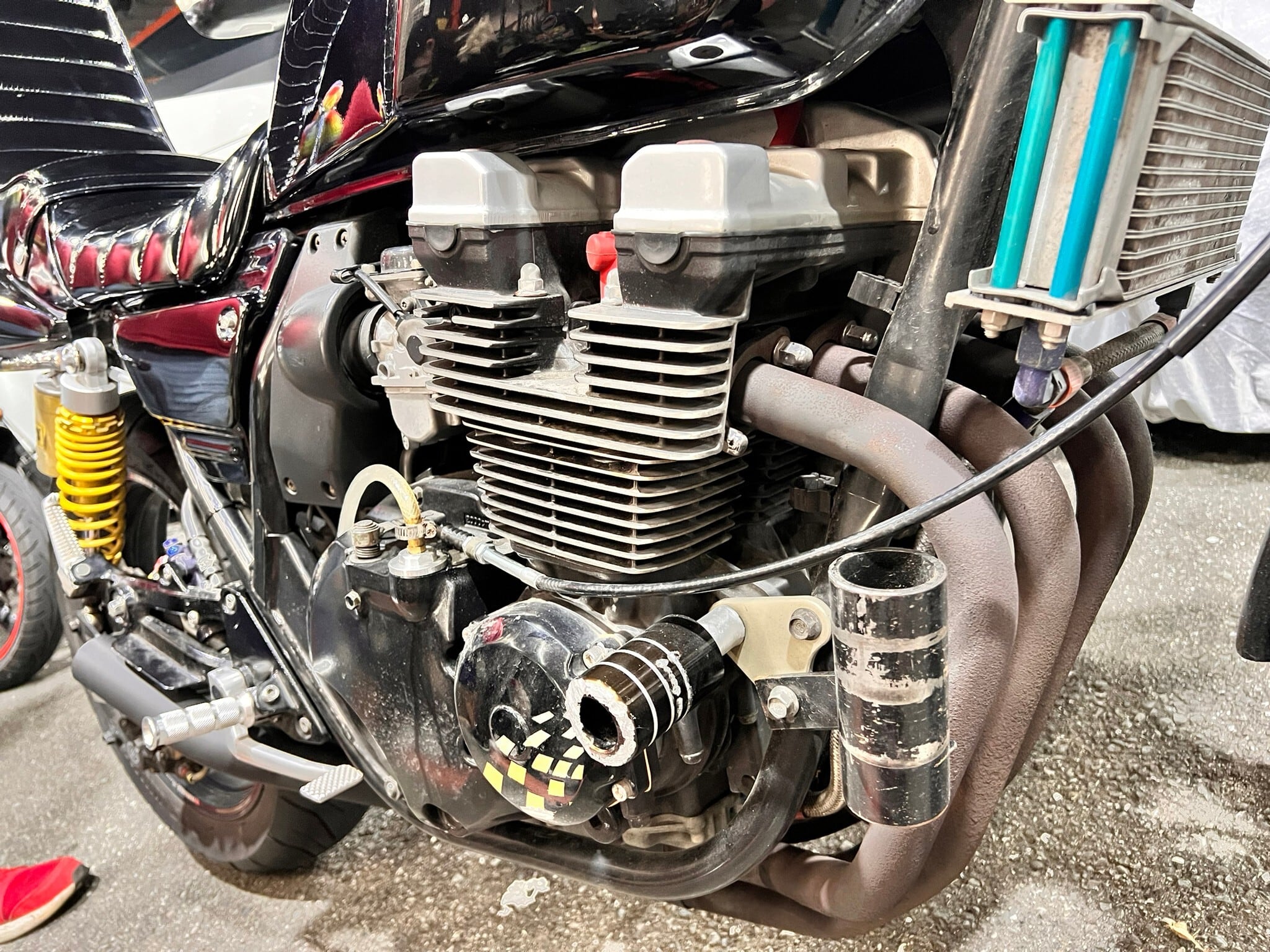 XJR用 猪武者ブレット管 第二章 外伝 耐熱ブラック塗装 サイレンサー