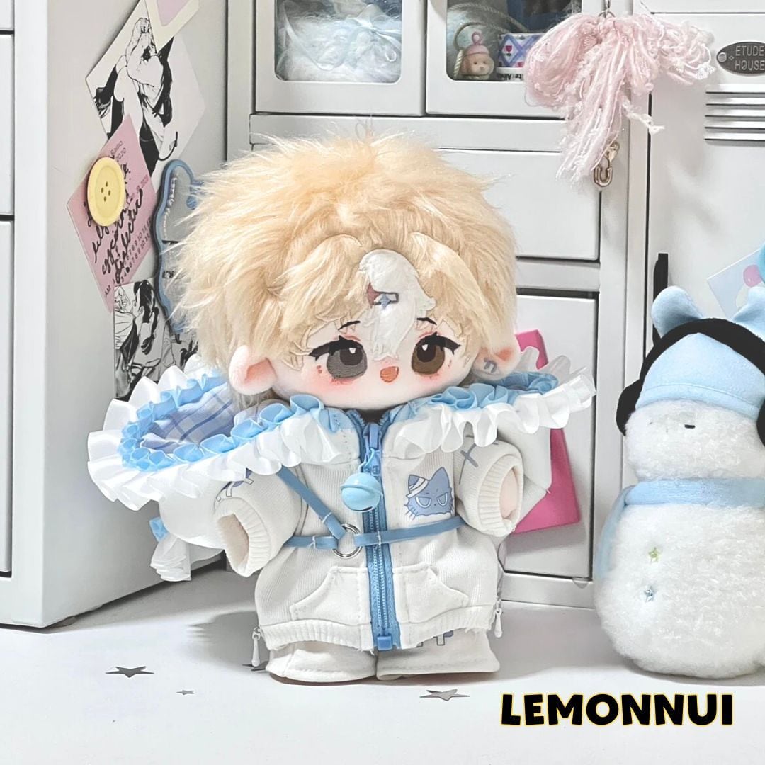 20cm30cm ぬいぐるみ服 着せ替え 水色 猫天使 激かわ ぬい活 推し活