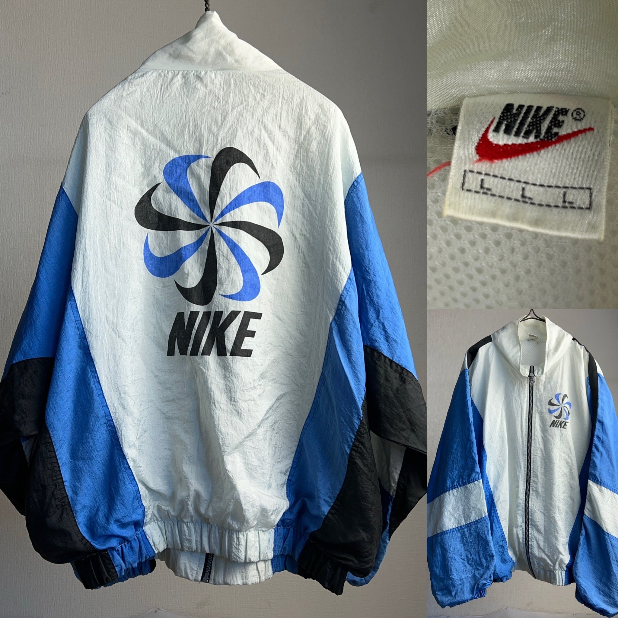 90's NIKE Nylon Jacket SIZE L 90年代 風車ナイキ ナイロンジャケット