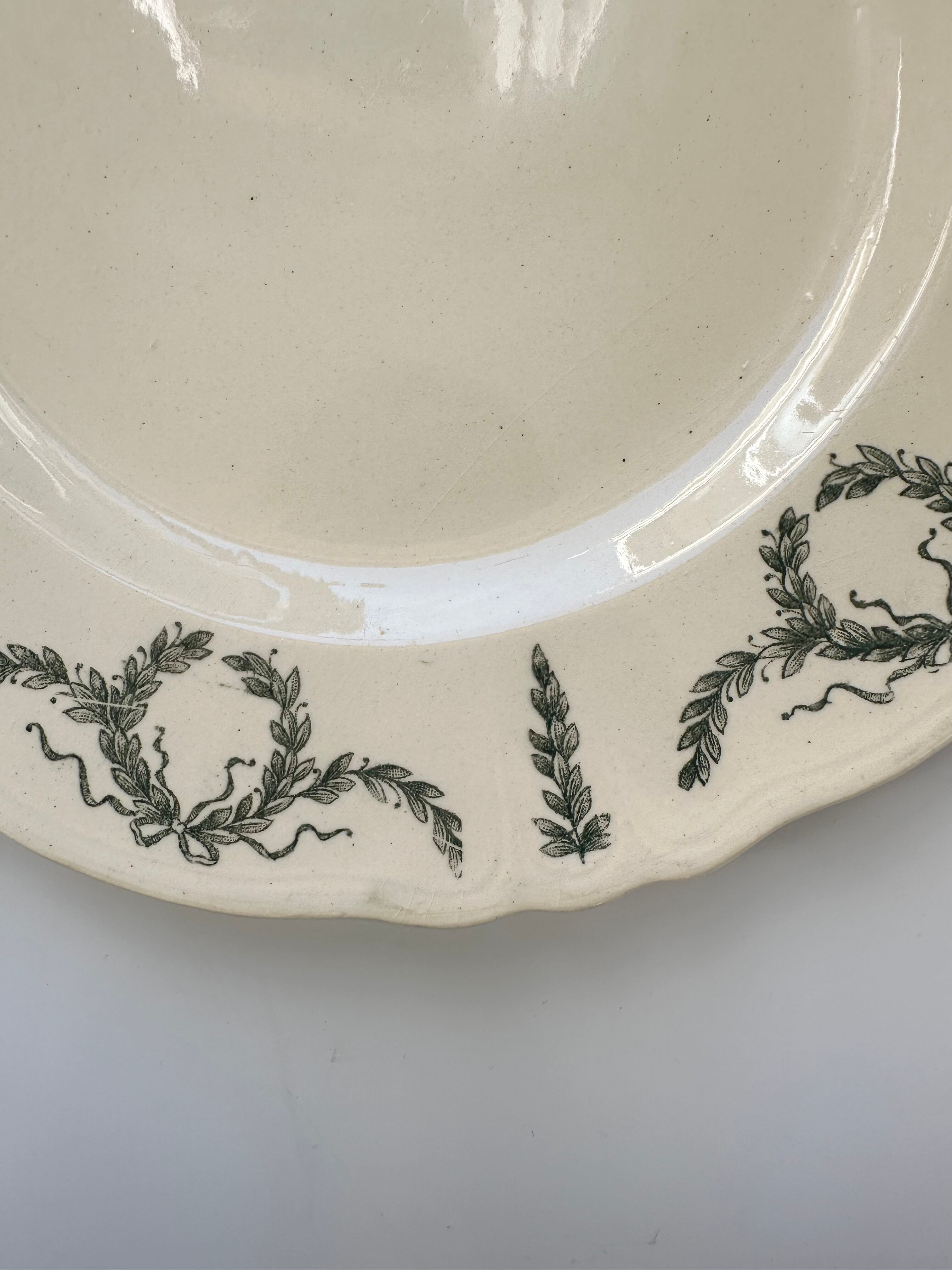 longchamp ロンシャン リボン フランス アンティーク プレート 皿