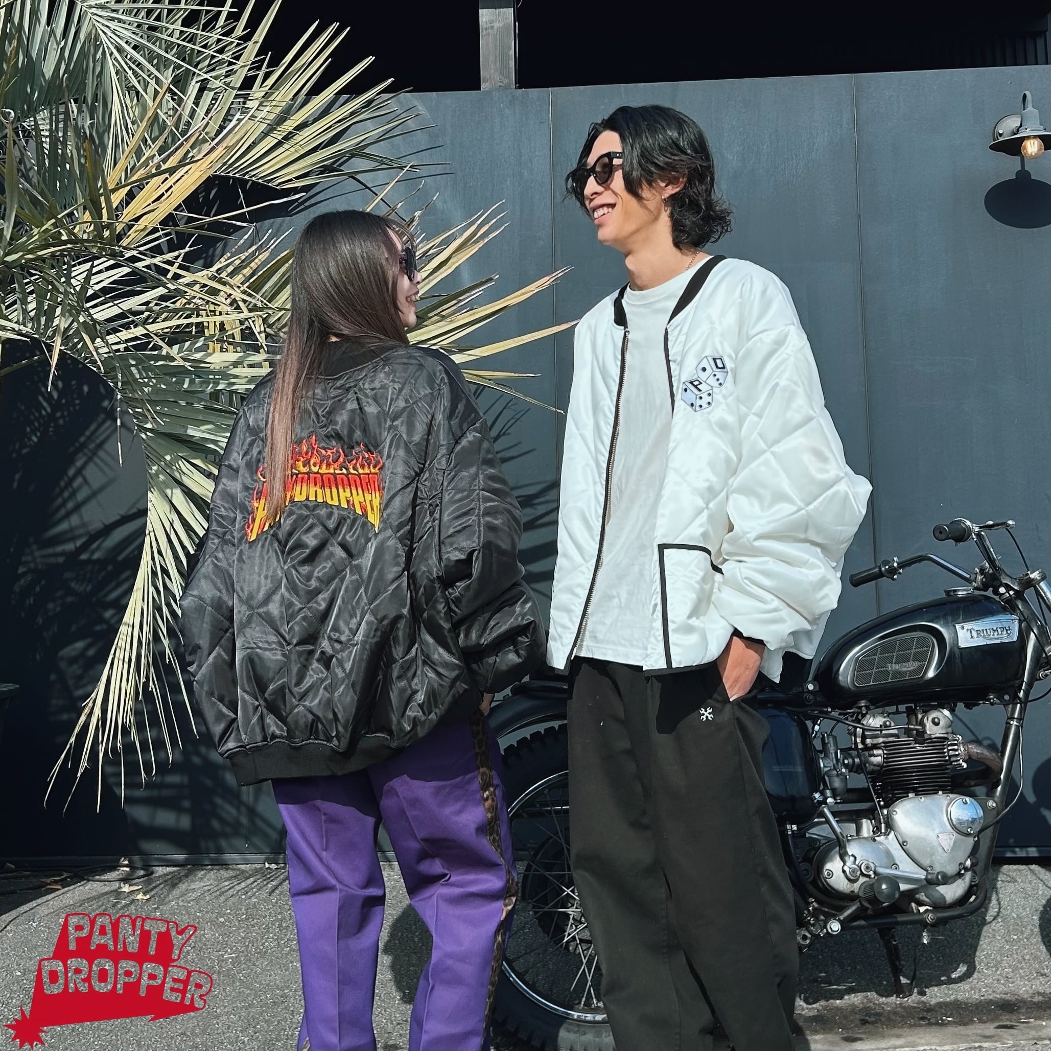 パンティドロッパー PANTYDROPPER キルティングジャケット コットン