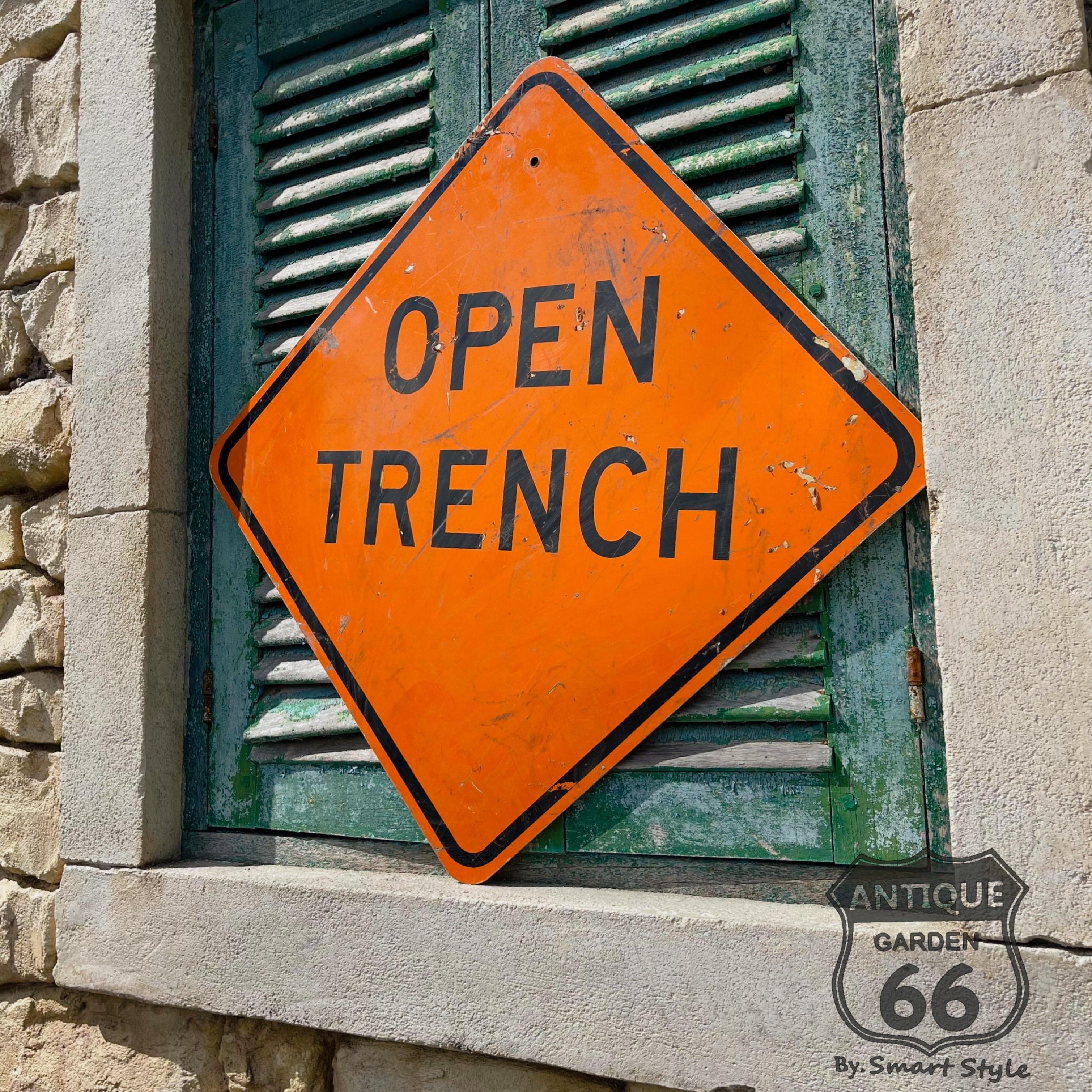 交通標識 USA 看板 アメリカン 雑貨 LOOSE GRAVEL ヴィンテージ 交通